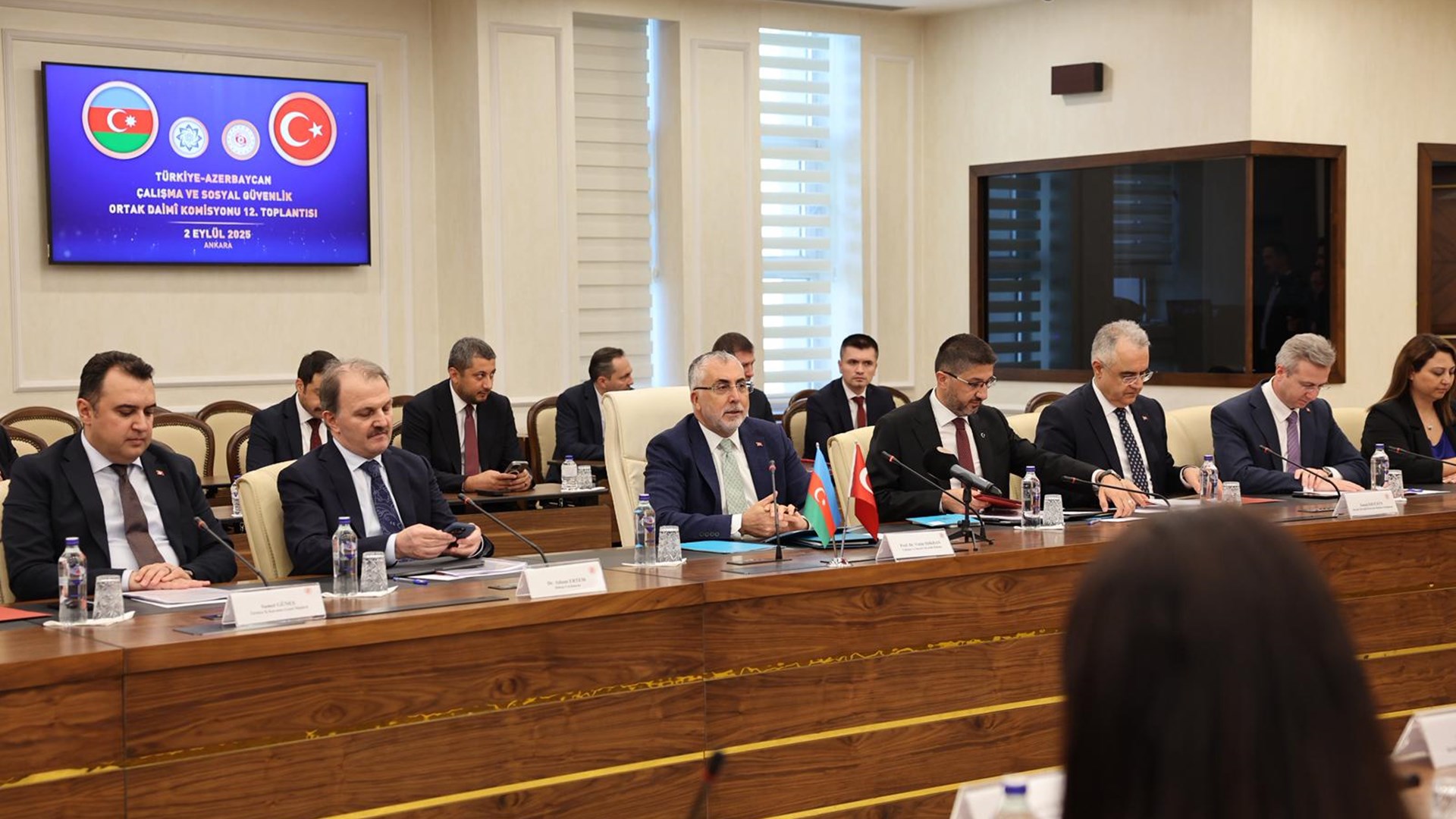 Türkiye-Azerbaycan Bakanlıklararası Ortak Daimi Komisyonu 12’nci Toplantısı Çalışma ve Sosyal Güvenlik Bakanlığı’nda Gerçekleşti