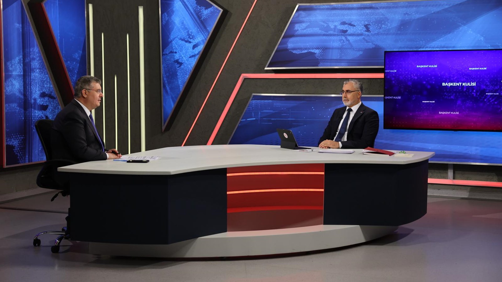 Çalışma ve Sosyal Güvenlik Bakanı Prof. Dr. Vedat Işıkhan, Kanal 7 Yayınında “Başkent Kulisi” Programında Mehmet Acet’in çalışma hayatına ve gündeme ilişkin sorularını yanıtladı.