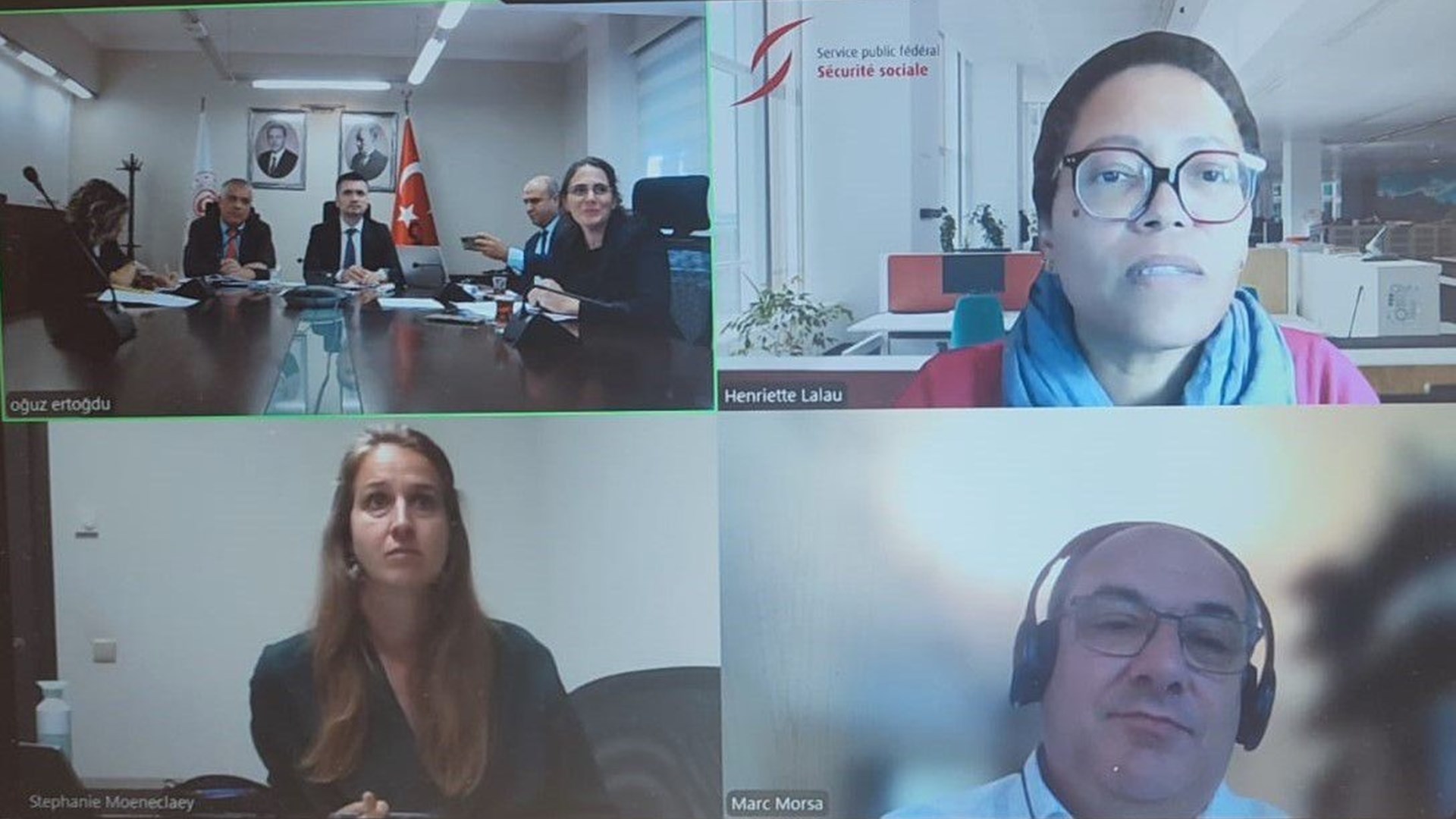 Online Meeting on the Amendment of Administrative Agreement between Our Country and Belgium