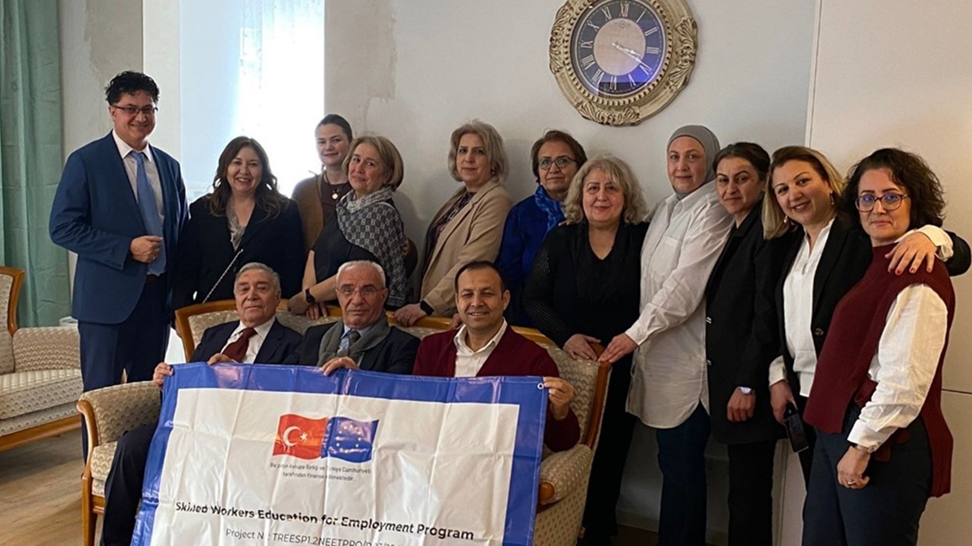 Within the scope of the project approved by our Ministry, the Members of the Board of Directors of the YÖRTÜRK Foundation visited our Labour and Social Security Attaché's Office in Hannover.