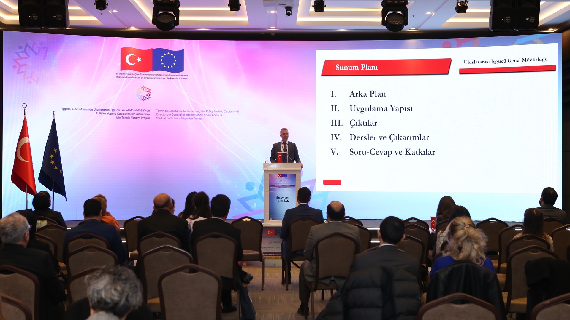 Genel Müdürlüğümüzün Operasyon Faydalanıcısı olduğu ve 36 ay süren “İşgücü Göçü Alanında Uluslararası İşgücü Genel Müdürlüğünün Politika Yapma Kapasitesinin Artırılması İçin Teknik Yardım Projesi”nin (Migration4Work) Kapanış Konferansı, 26 Mart 2024 tarihinde gerçekleştirilmiştir.