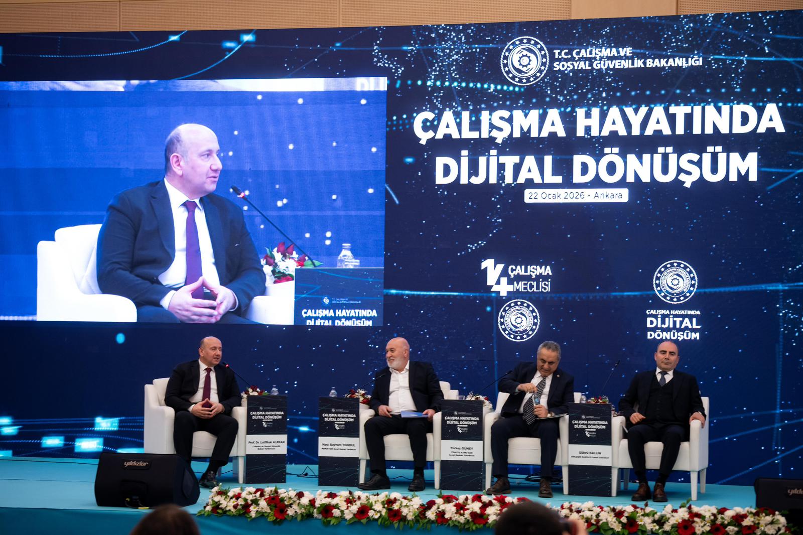 14. Çalışma Meclisi, "Çalışma Hayatında Dijital Dönüşüm" Gündemiyle Toplandı
