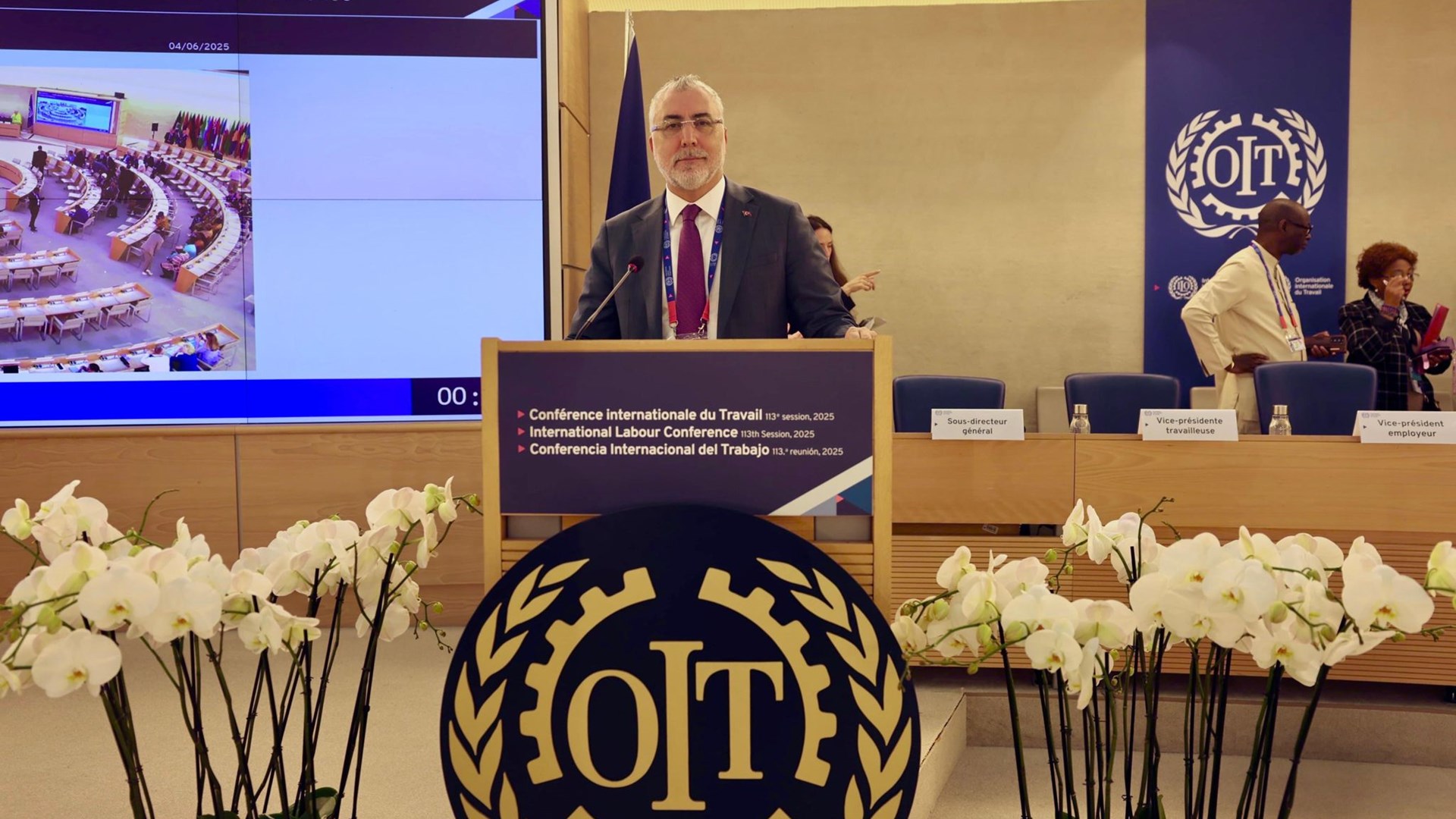 Bakan Işıkhan, ILO'nun 113. Uluslararası Çalışma Konferansı'nda Genel Kurul’a Hitap Etti