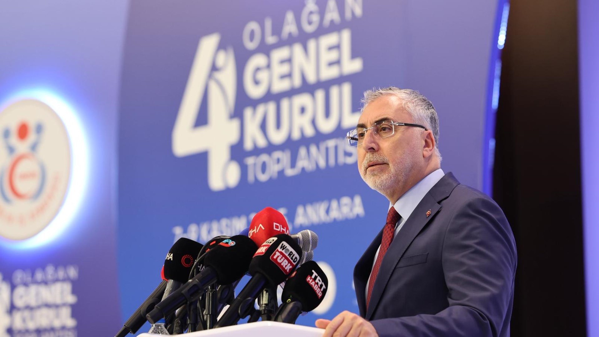 Bakan Işıkhan, Öz Sağlık-İş Sendikası’nın 4. Olağan Genel Kurulu Toplantısı’na Katıldı