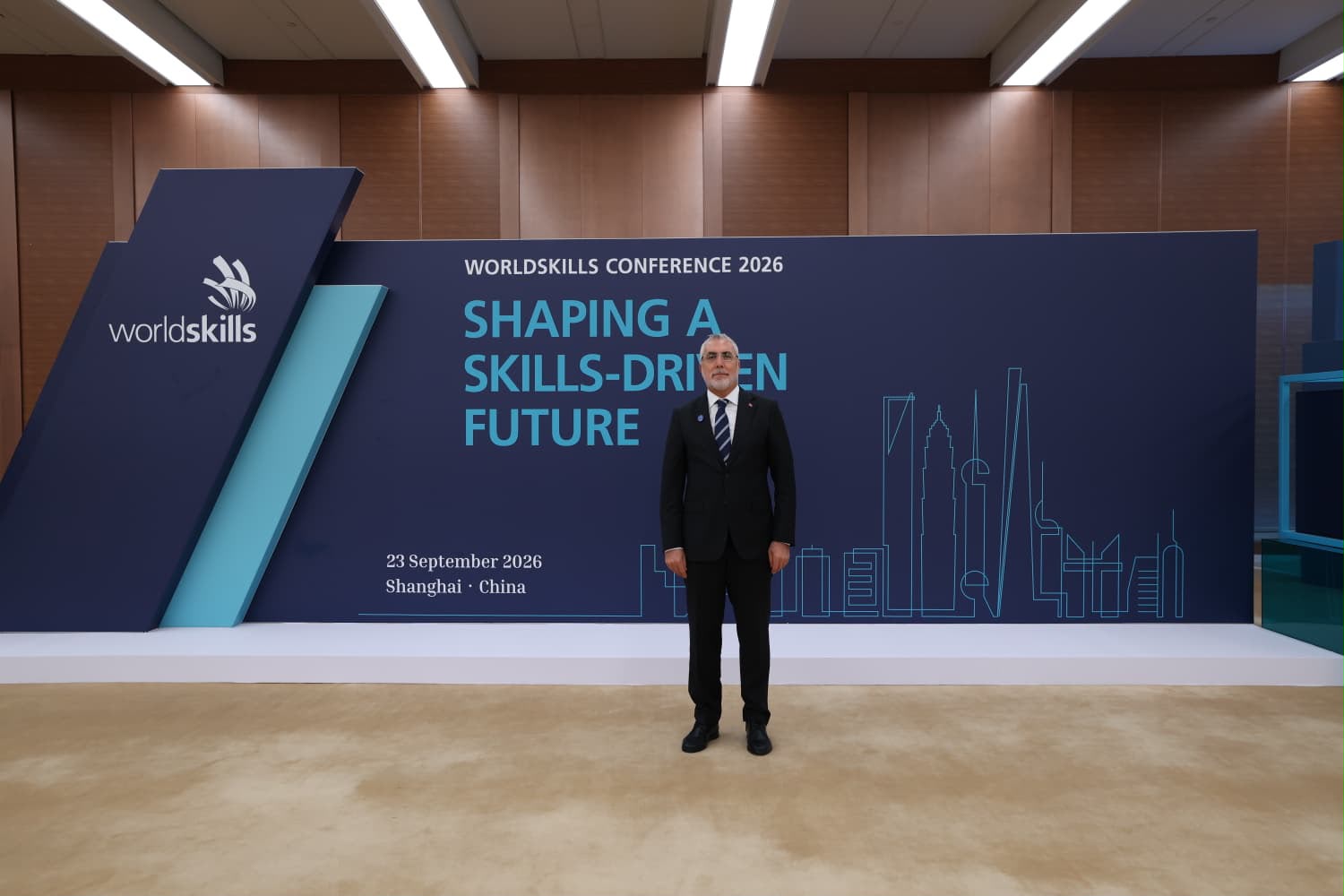 Çalışma ve Sosyal Güvenlik Bakanı Prof. Dr. Vedat Işıkhan, “2026 Dünya Beceriler Zirvesi Bakanlar Toplantısı”na katılmak ve çeşitli temaslarda bulunmak üzere Çin Şanhay’a gitti.