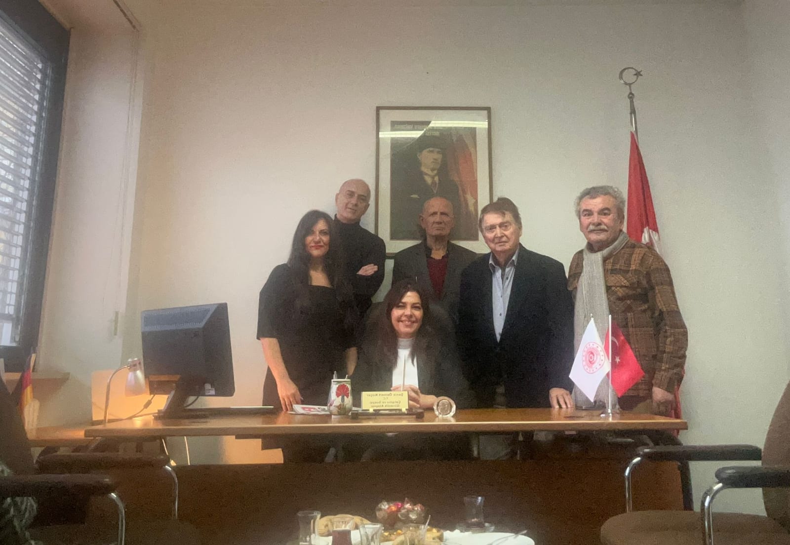 Münih Çalışma ve Sosyal Güvenlik Ataşeliğimiz, Münih Türk Medya Grubu Heyeti Tarafından Ziyaret Edildi