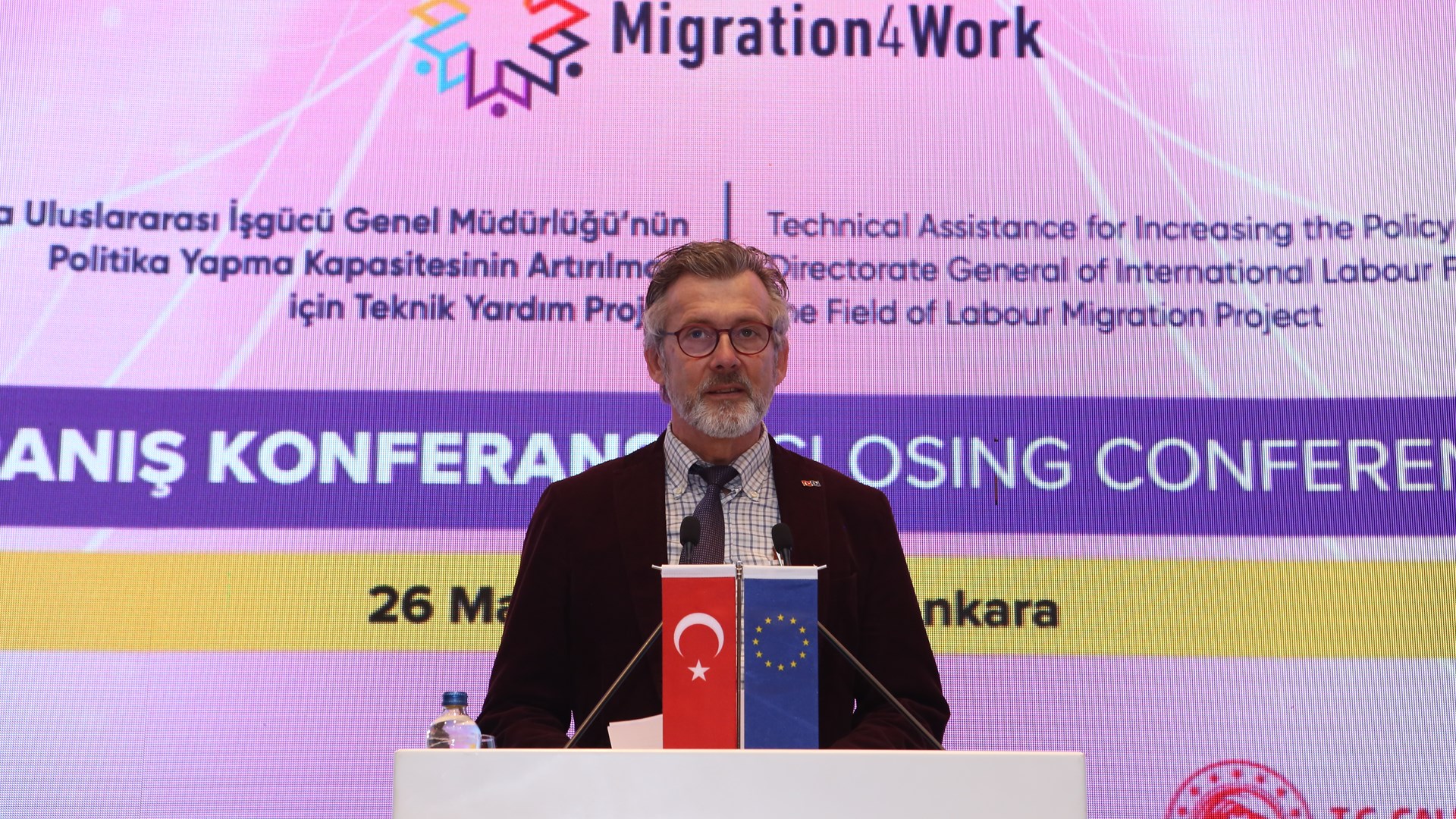 Genel Müdürlüğümüzün Operasyon Faydalanıcısı olduğu ve 36 ay süren “İşgücü Göçü Alanında Uluslararası İşgücü Genel Müdürlüğünün Politika Yapma Kapasitesinin Artırılması İçin Teknik Yardım Projesi”nin (Migration4Work) Kapanış Konferansı, 26 Mart 2024 tarihinde gerçekleştirilmiştir.