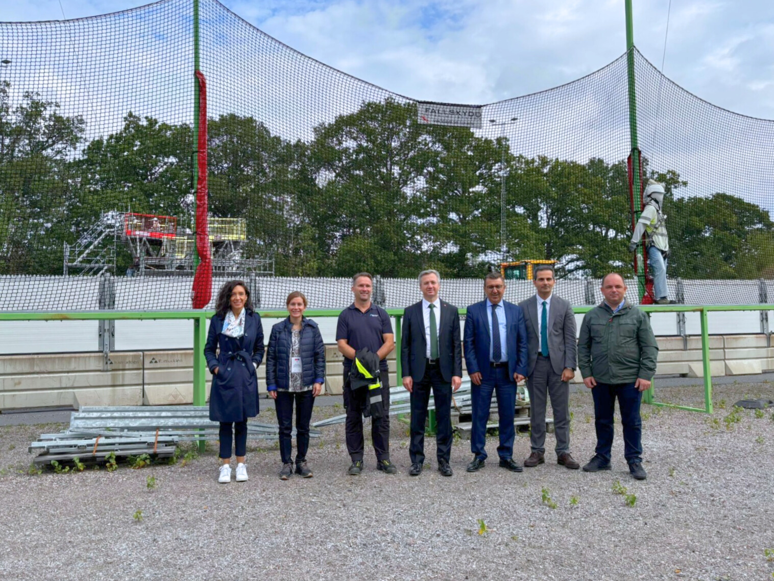 İsveç’te Bulunan “İnşaat Sektörü Güvenlik Parkı” Ziyaret Edildi