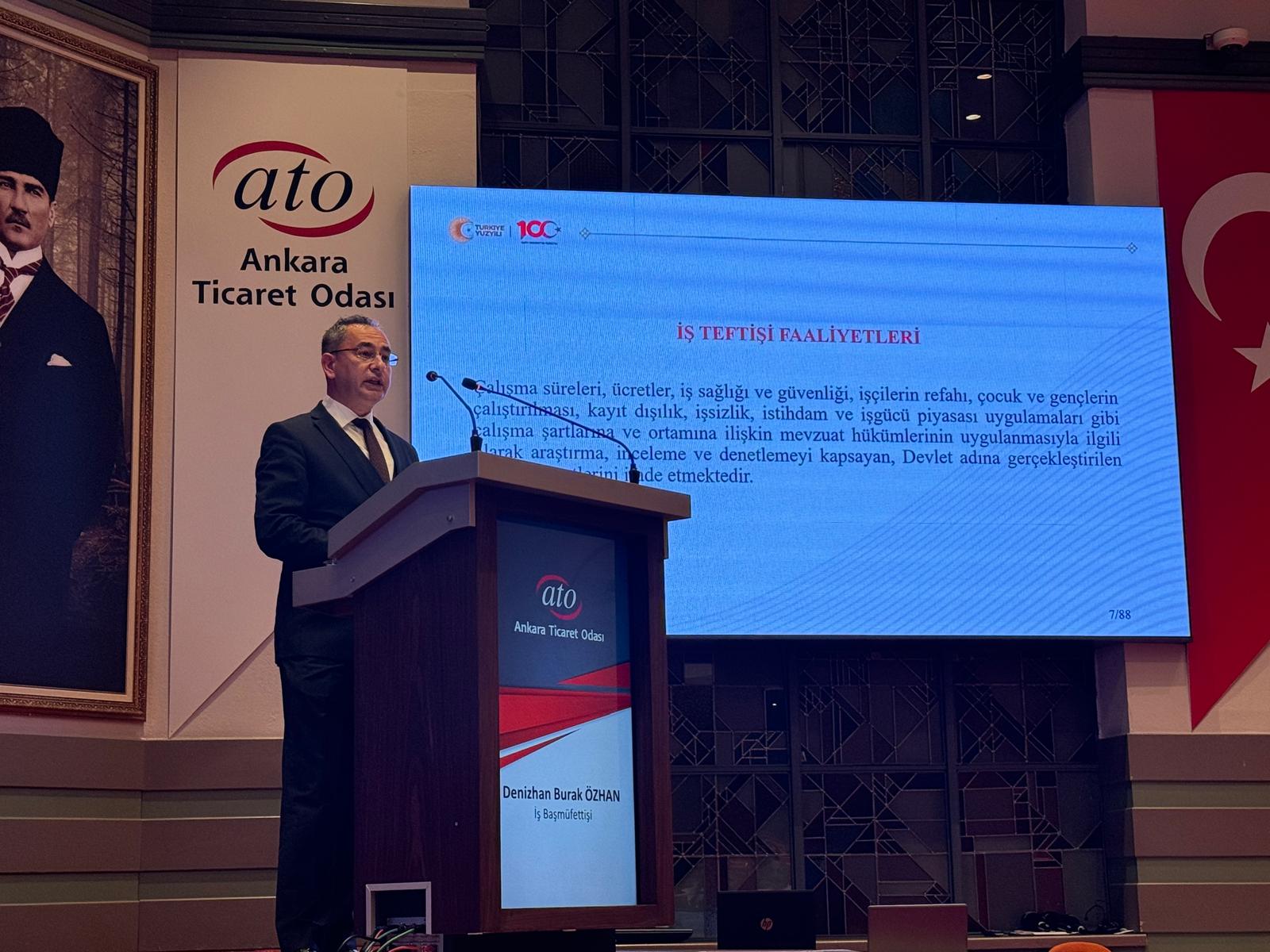 Ankara Ticaret Odasında Bilgilendirme Toplantısı Gerçekleştirildi