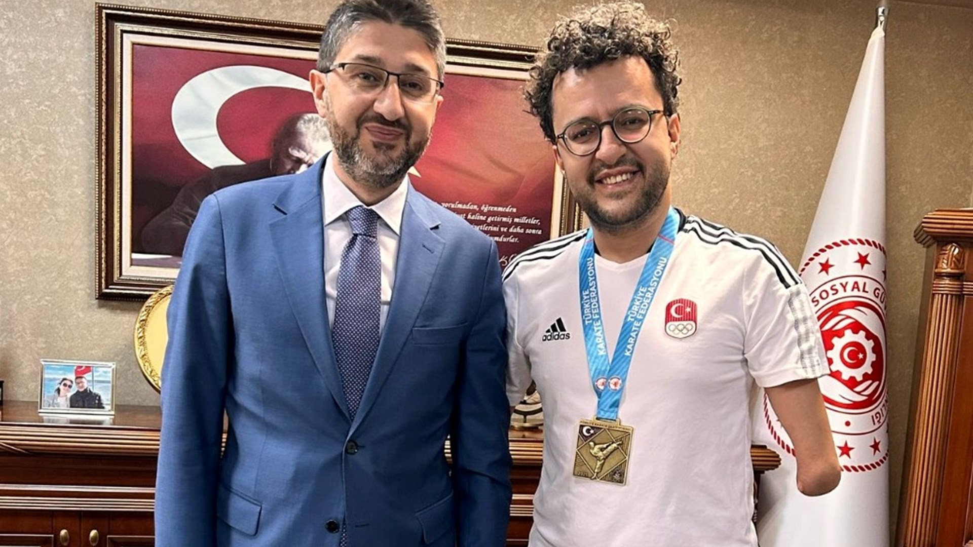 Employed at our Directorate General since 2012 and owner of 95 medals internationally and nationally in swimming, our national swimmer Hamit Demir achieved yet another success in the branch.