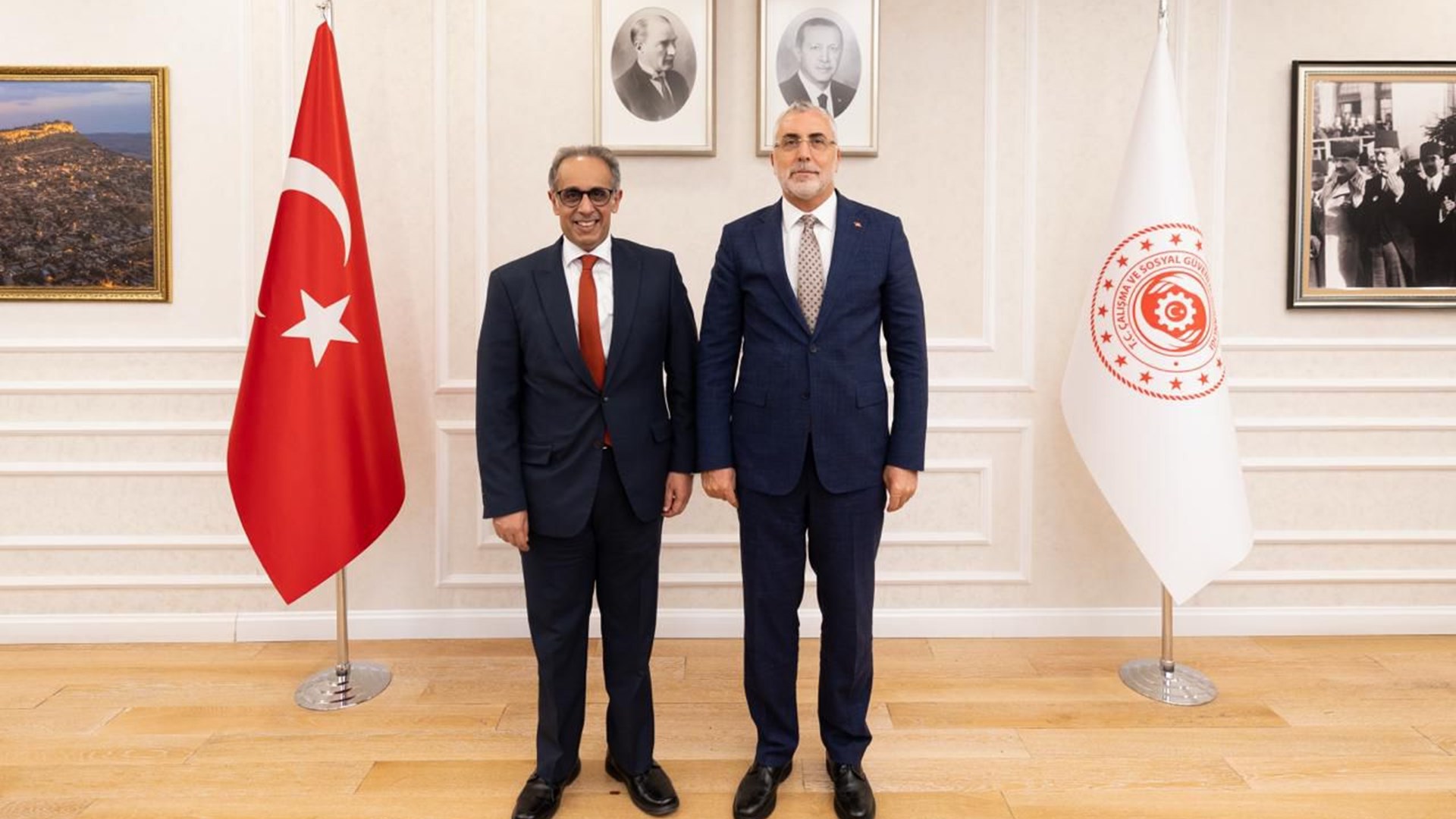 Our Esteemed Minister Received the Ambassadors of Uzbekistan, Vietnam, and Kuwait in Ankara.