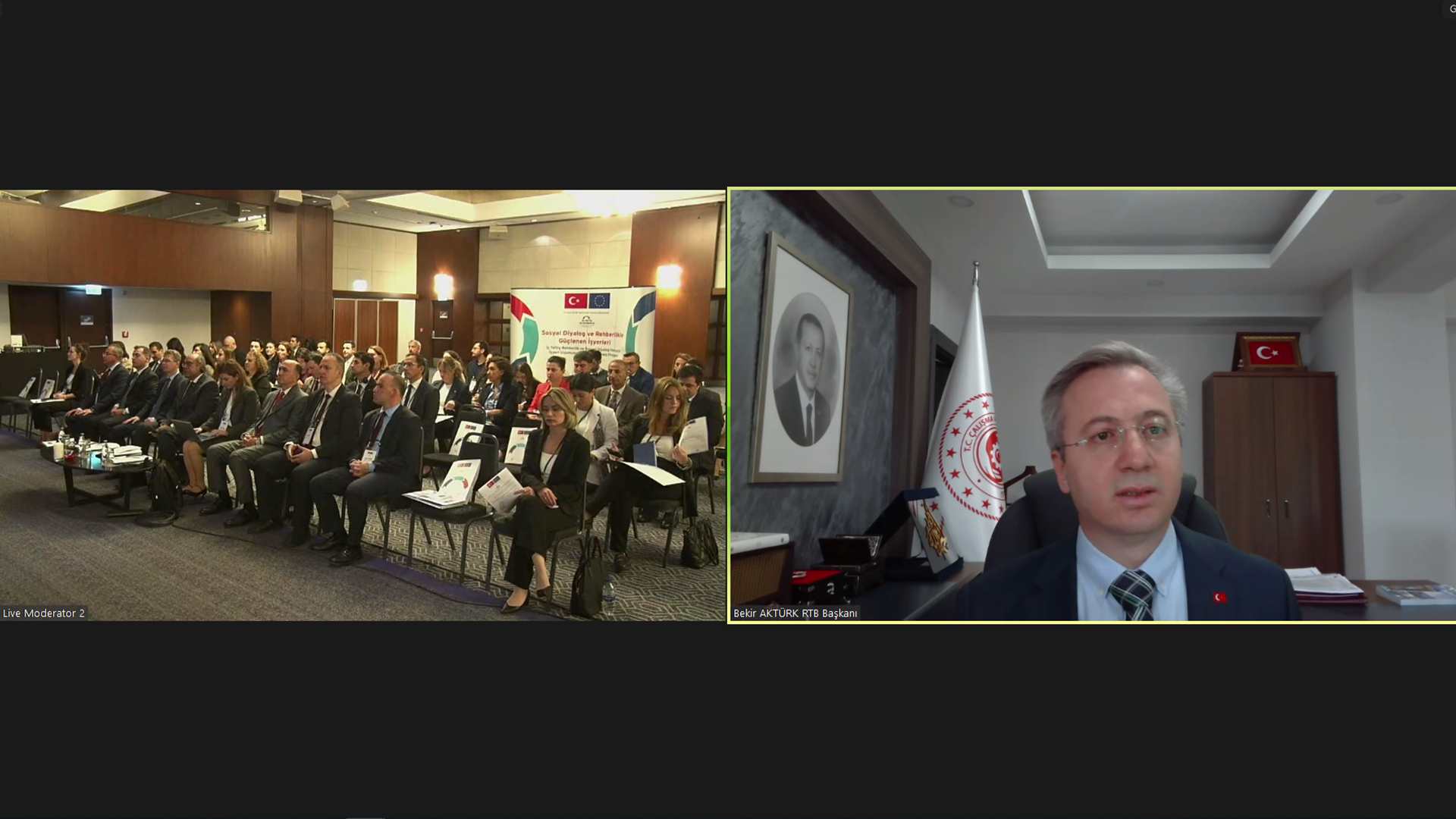 IPA III kapsamında yürütülen İş Teftiş ve Rehberlik Projesi çerçevesinde “Sektörler Arası Diyalog: Çalışma Mevzuatına Sürdürülebilir Uyum” toplantısı, 3 Ekim 2025 tarihinde İstanbul’da gerçekleştirildi.