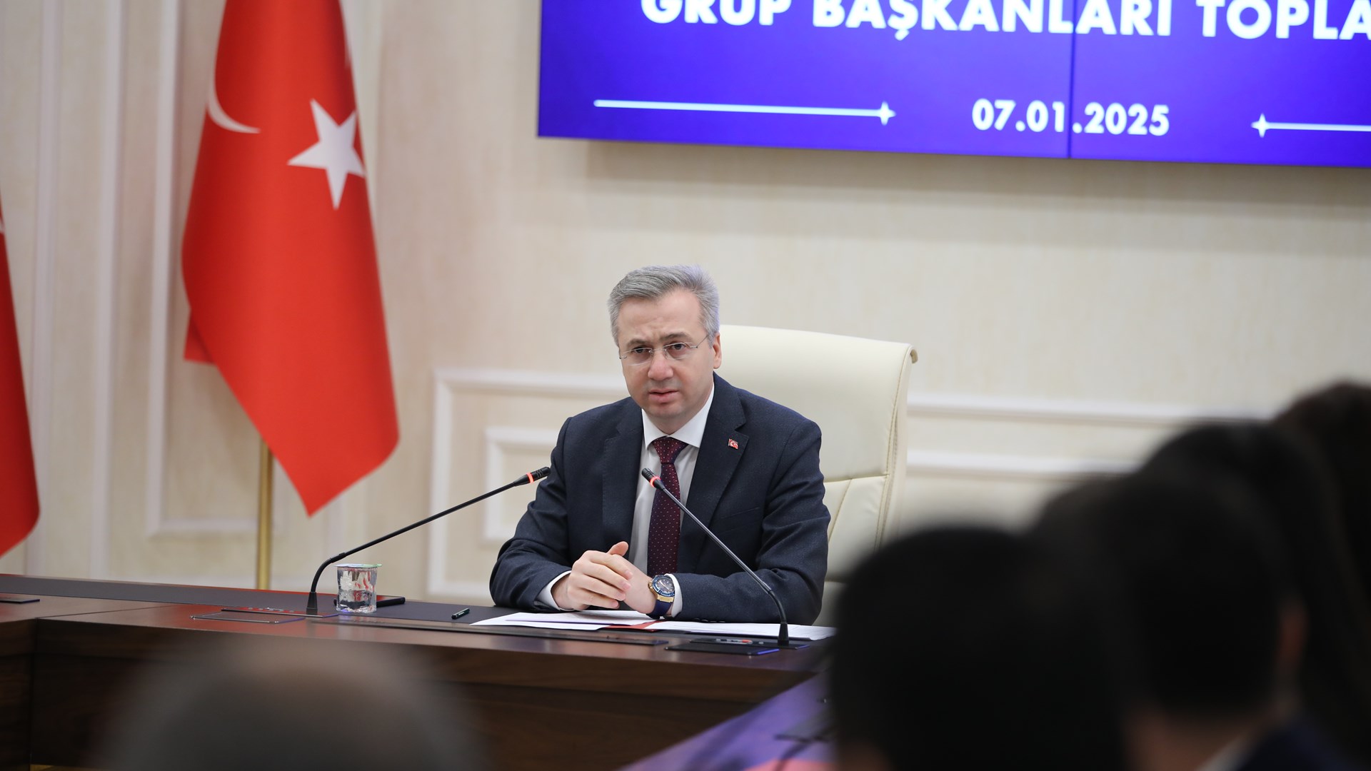 Rehberlik ve Teftiş Başkanlığı Grup Başkanları toplantısı, 7-8 Ocak 2025 tarihlerinde Reşat Moralı Toplantı Salonu'nda gerçekleştirildi.