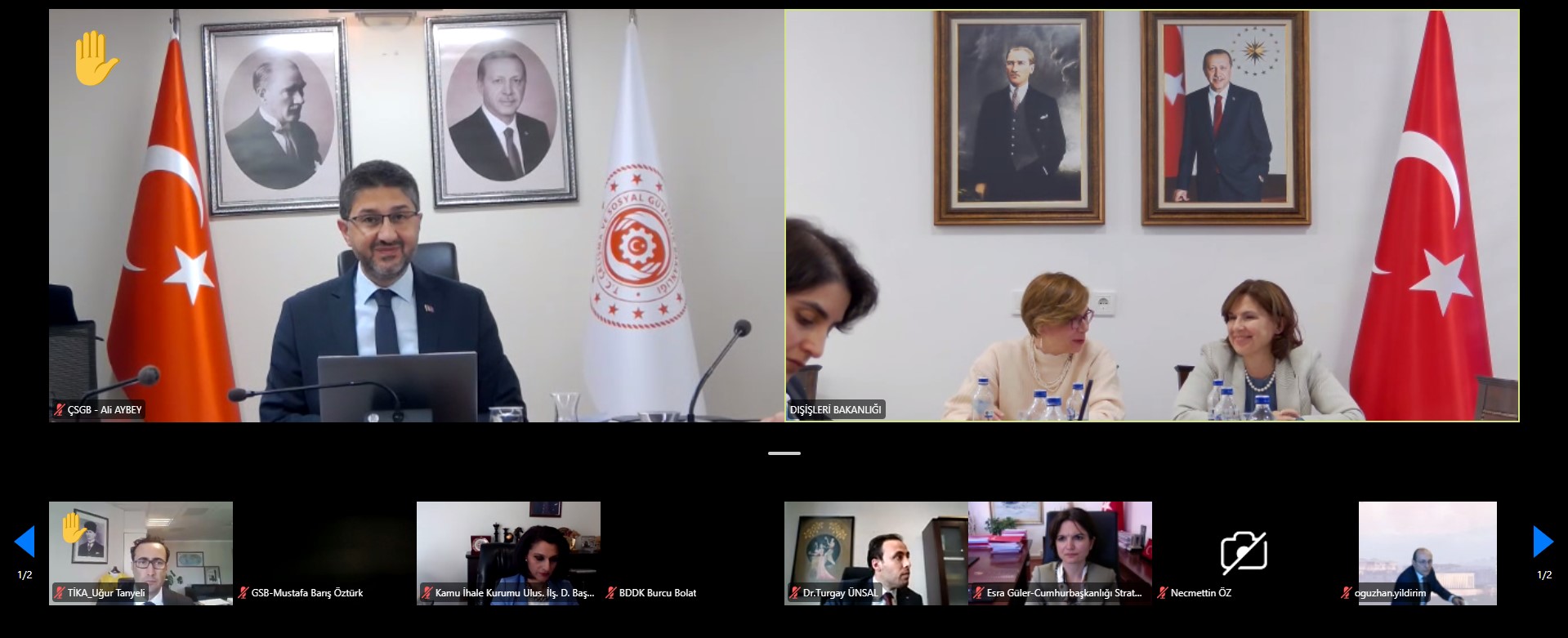 Genel Müdürümüz Ali Aybey, OECD Çalışmalarıyla İlgili Eşgüdüm Toplantısına Katıldı