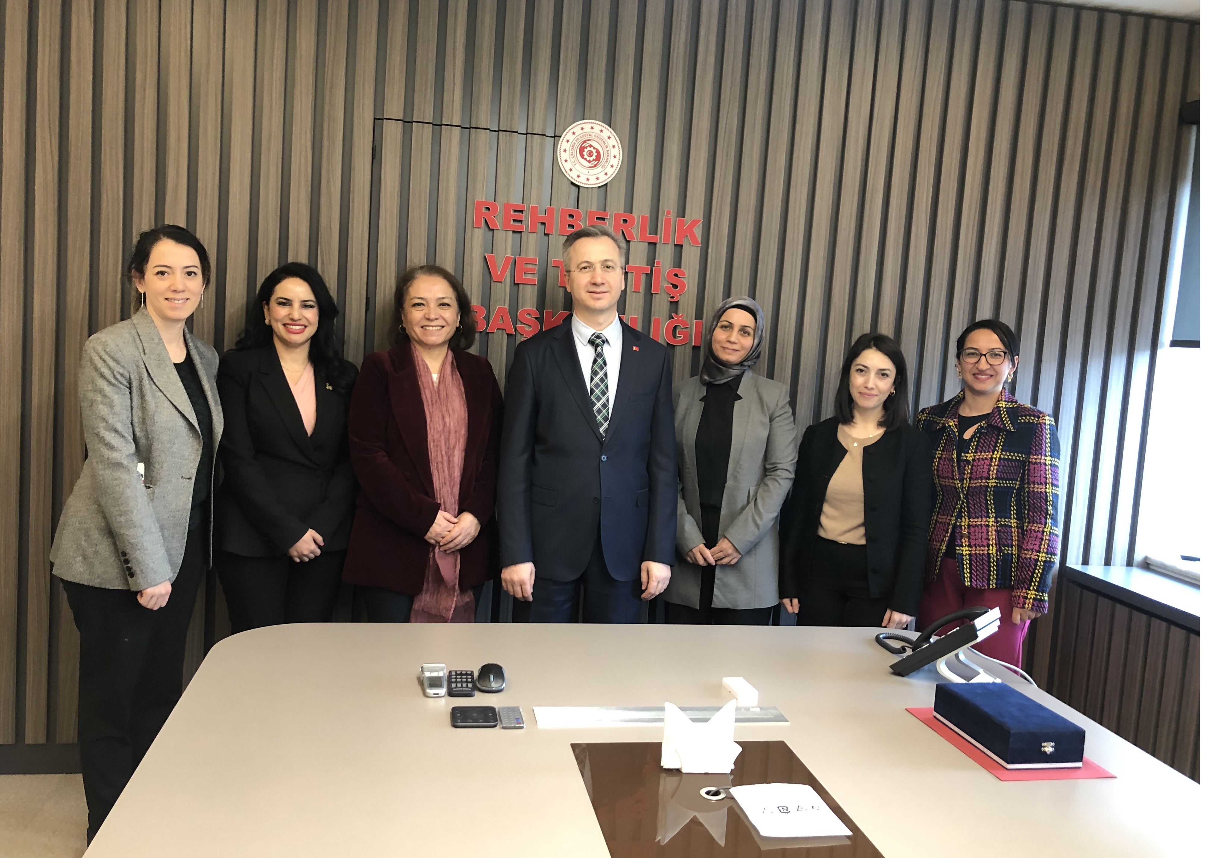 8 Mart Dünya Kadınlar Günü dolayısıyla Başkanlığımızda Görev Yapan Kadın Çalışanlara Yönelik Toplantı Düzenlendi 