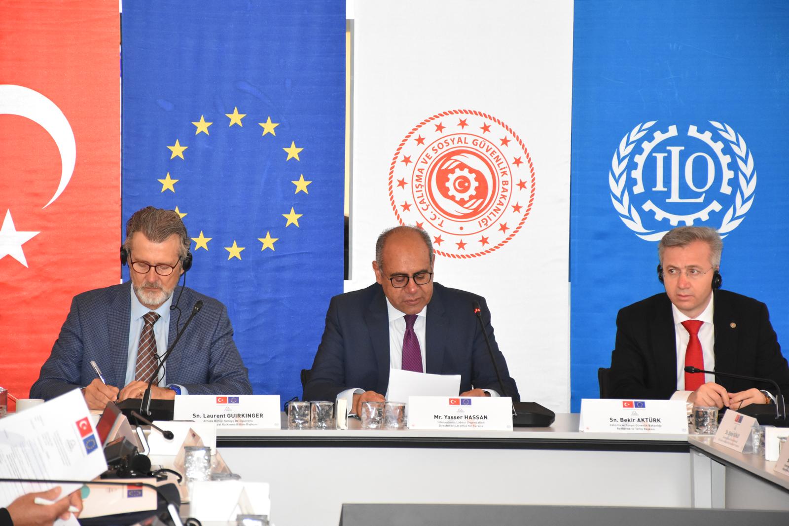 “İş Teftiş Rehberlik ve Sosyal Diyalog Yoluyla İşyeri Uyumunun Güçlendirilmesi” Projesi 2. Yönlendirme Komitesi Toplantısı Gerçekleştirildi