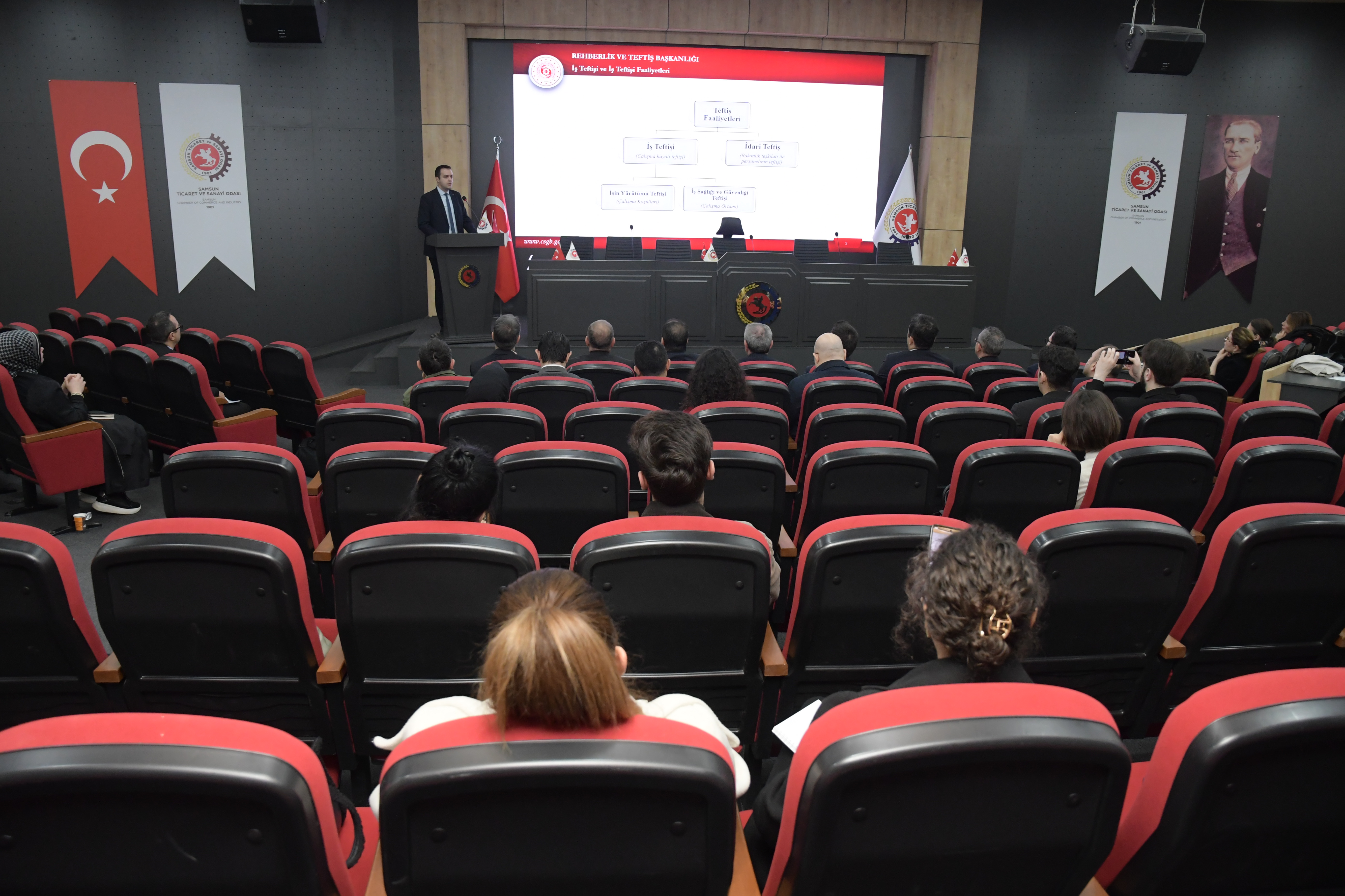 Samsun İş Teftişinde Farkındalık Artırmaya Yönelik Bilgilendirme Toplantısı