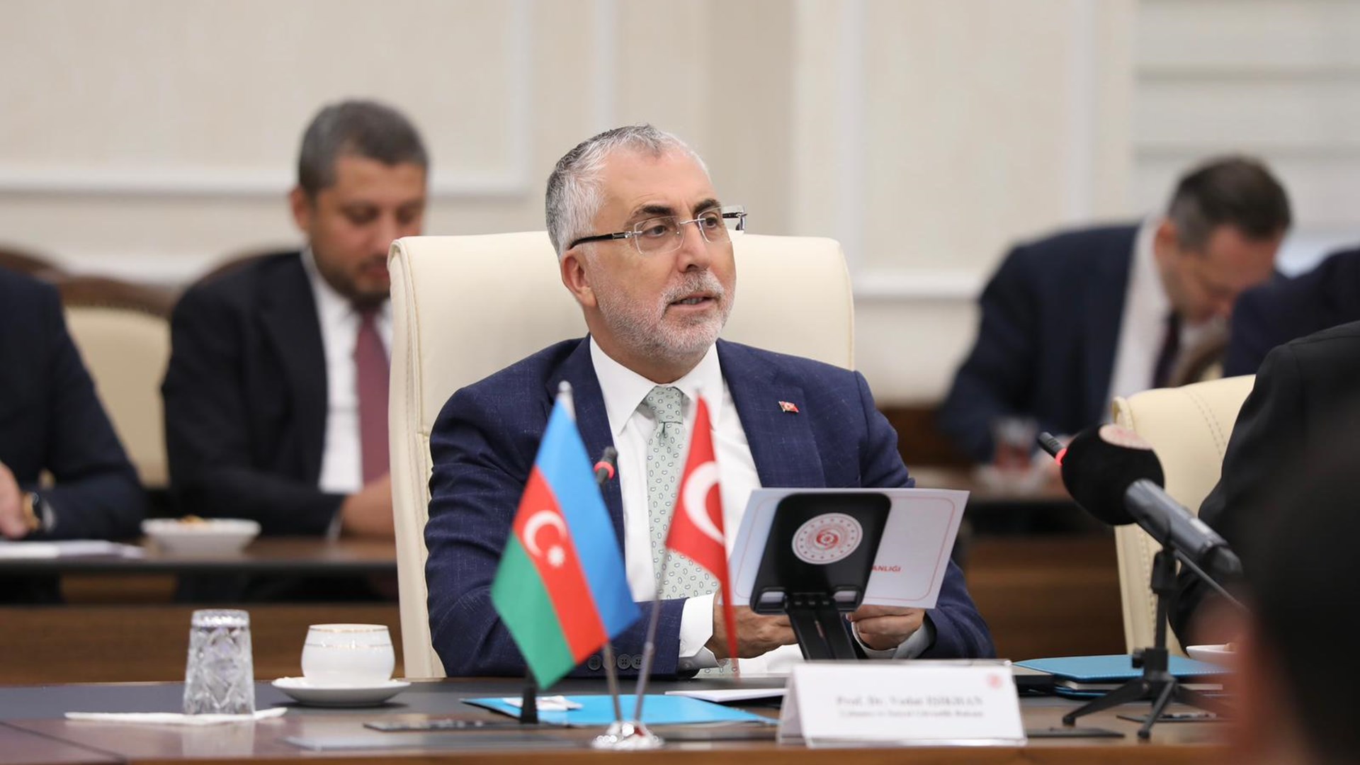 Türkiye-Azerbaycan Bakanlıklararası Ortak Daimi Komisyonu 12’nci Toplantısı Çalışma ve Sosyal Güvenlik Bakanlığı’nda Gerçekleşti