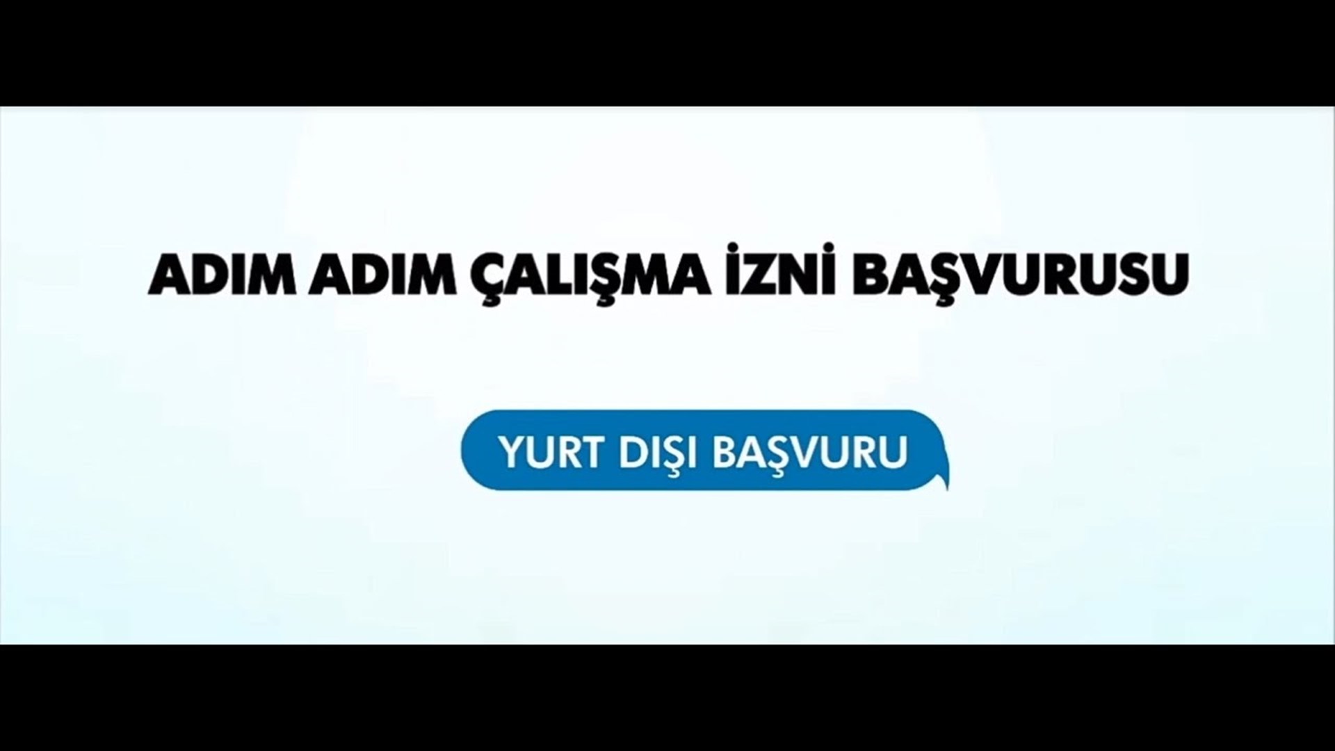Yurt Dışında İkamet Eden Yabancılar İçin Çalışma İzni Başvurusu