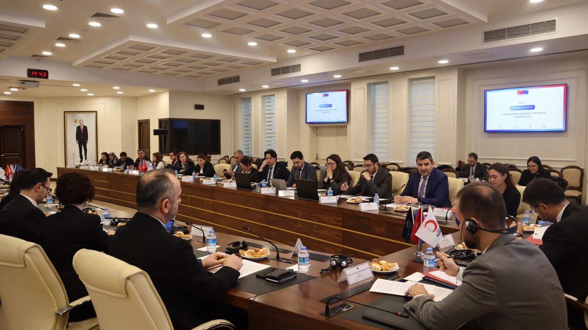 The 3rd Steering Committee Meeting of the Support for Transition to Labor Market Project (İSDEP-2), coordinated by Directorate General of International Labour Force and funded by the European Union, was held on February 18, 2025, at our Ministry's headquarters.