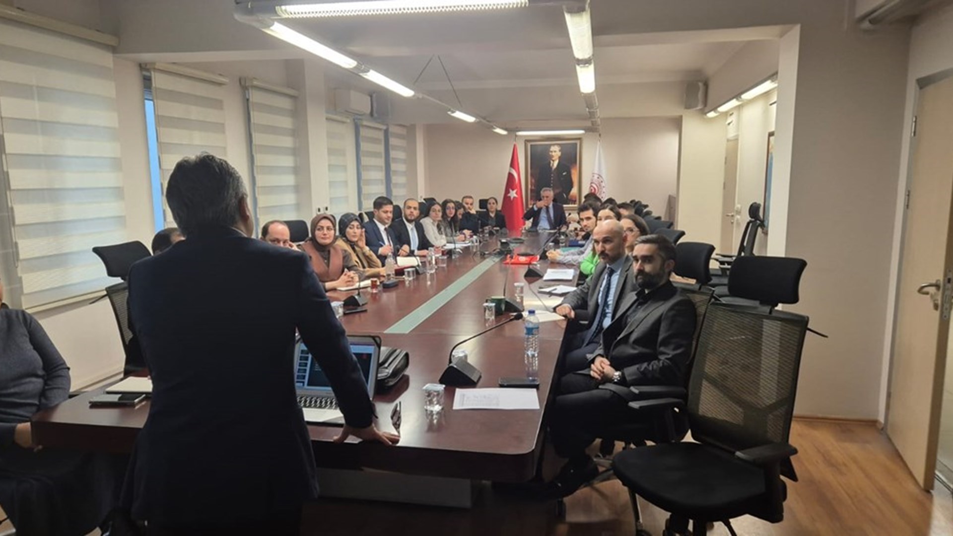 A training program titled “Migration Agenda and Trends across the Globe and in Türkiye; Migrant Worker and Workforce Mobility around the World; Workforce Mobility between Türkiye and European Countries and Agreements (From 1960 Onwards)” was organised for our experts and assistant experts by the Department of Training of our Directorate General.