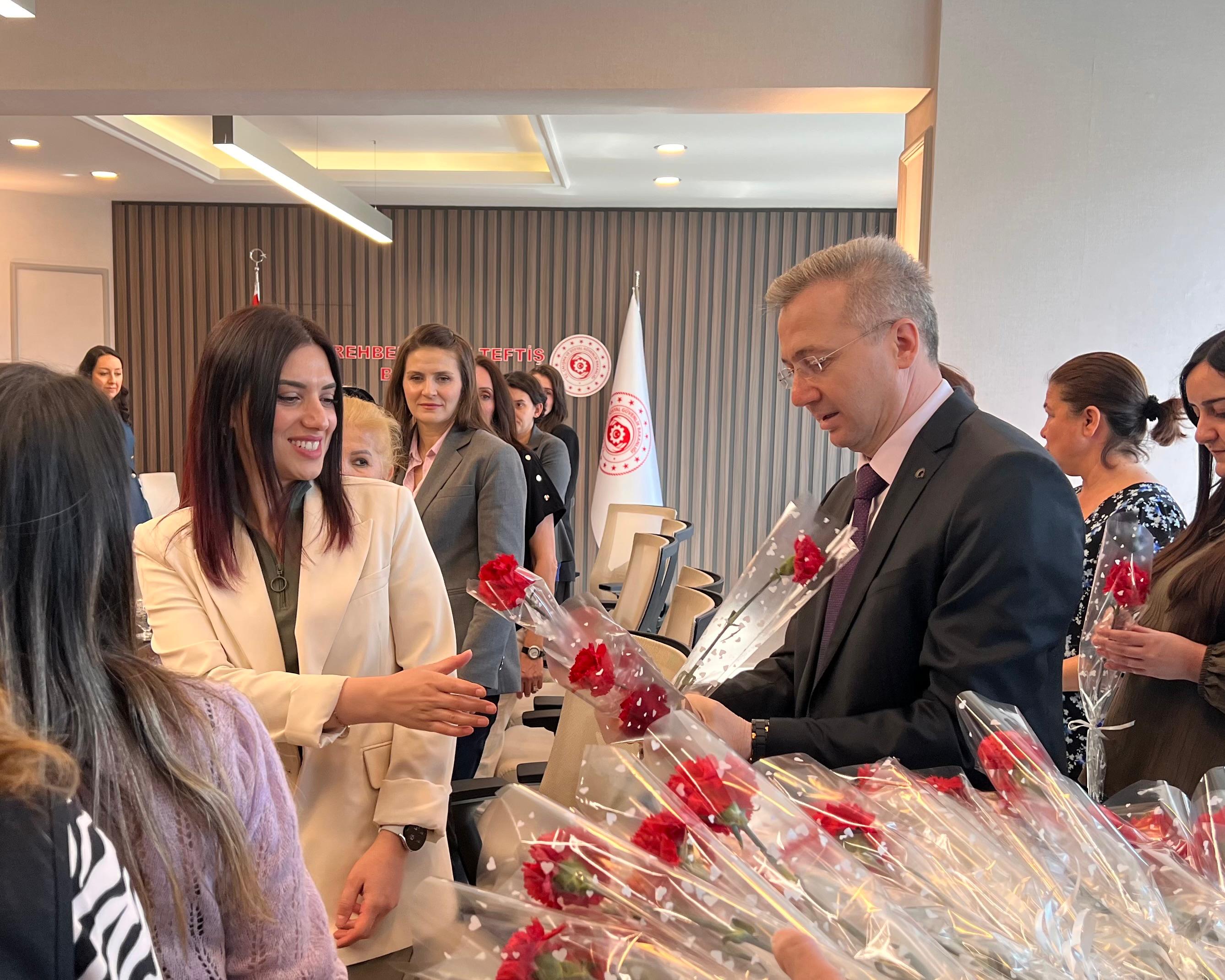 8 Mart Dünya Kadınlar Günü kapsamında Başkanlığımızda görev yapan kadın çalışanlara yönelik özel bir program düzenlendi.