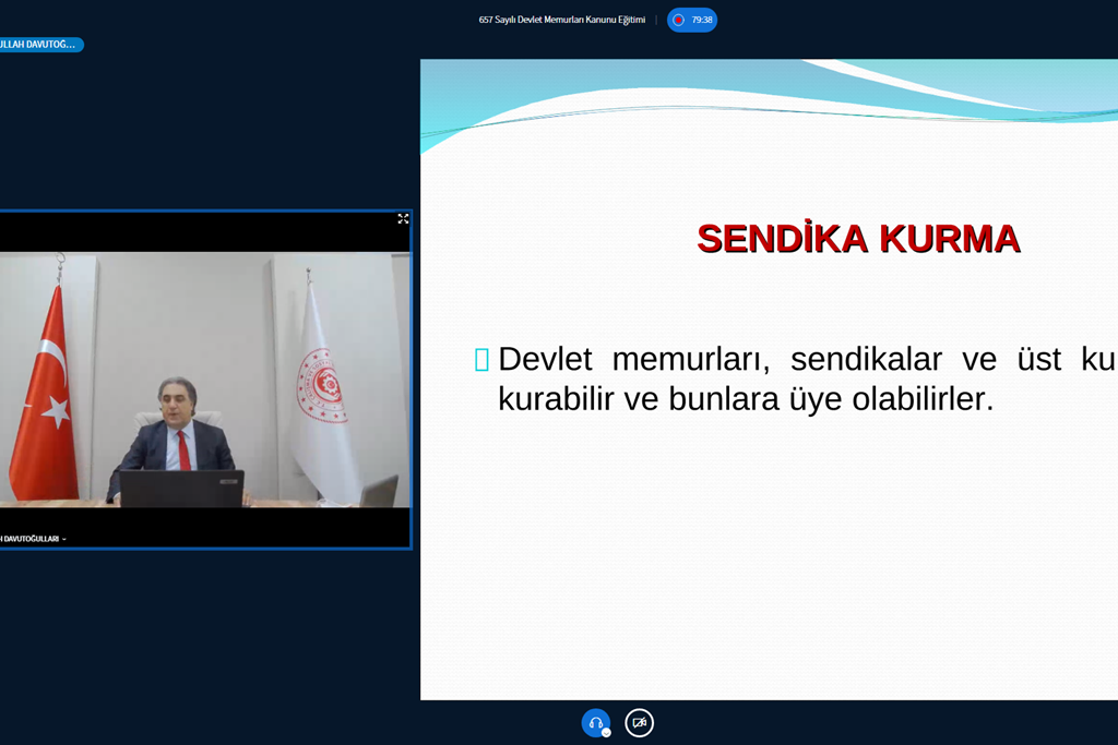 657 Sayılı Devlet Memurları Kanunu Eğitimi Gerçekleştirildi