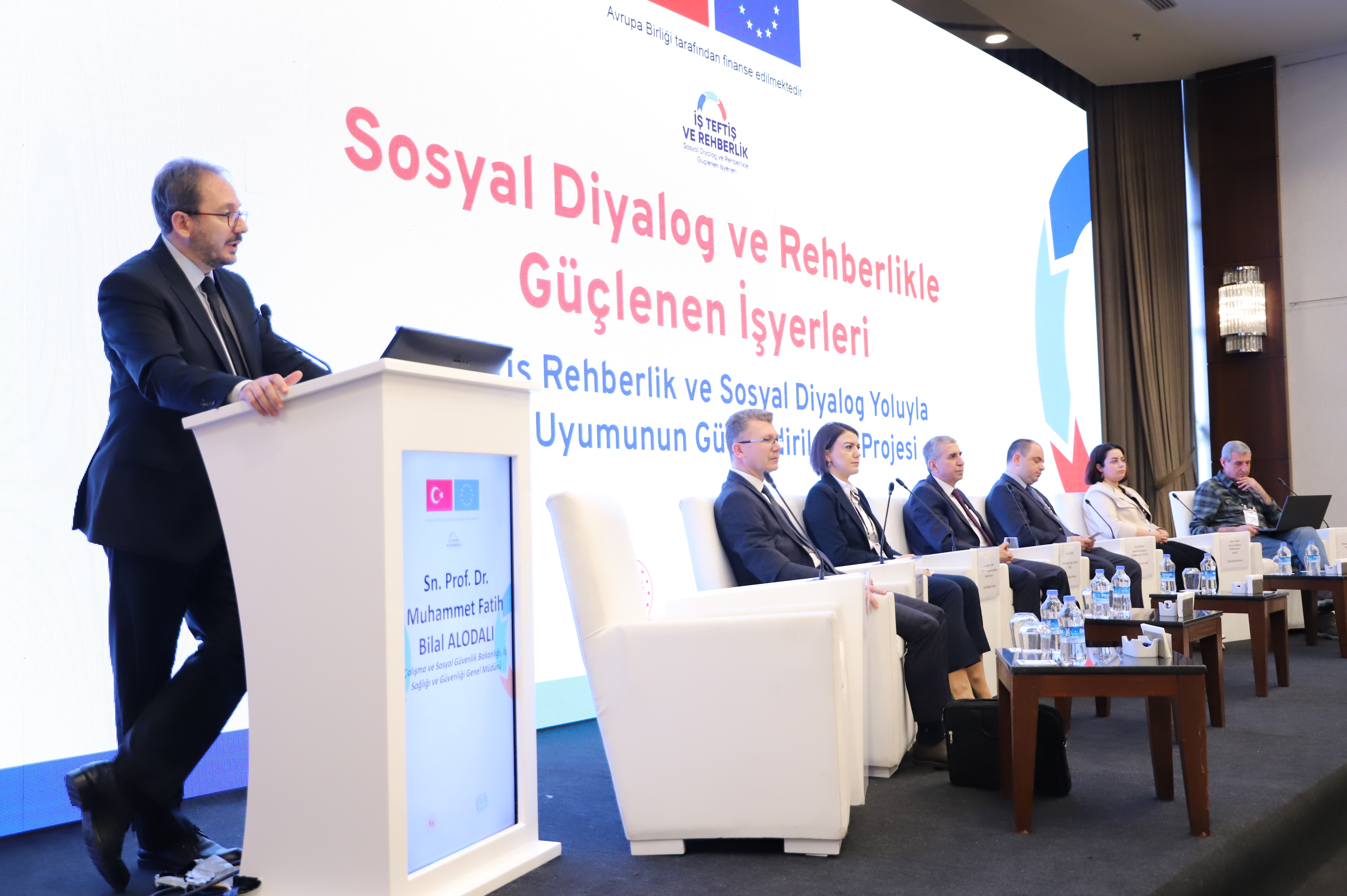 “İş Teftiş Rehberlik ve Sosyal Diyalog Yoluyla İşyeri Uyumunun Güçlendirilmesi Projesi”nin Açılışı Gerçekleştirildi