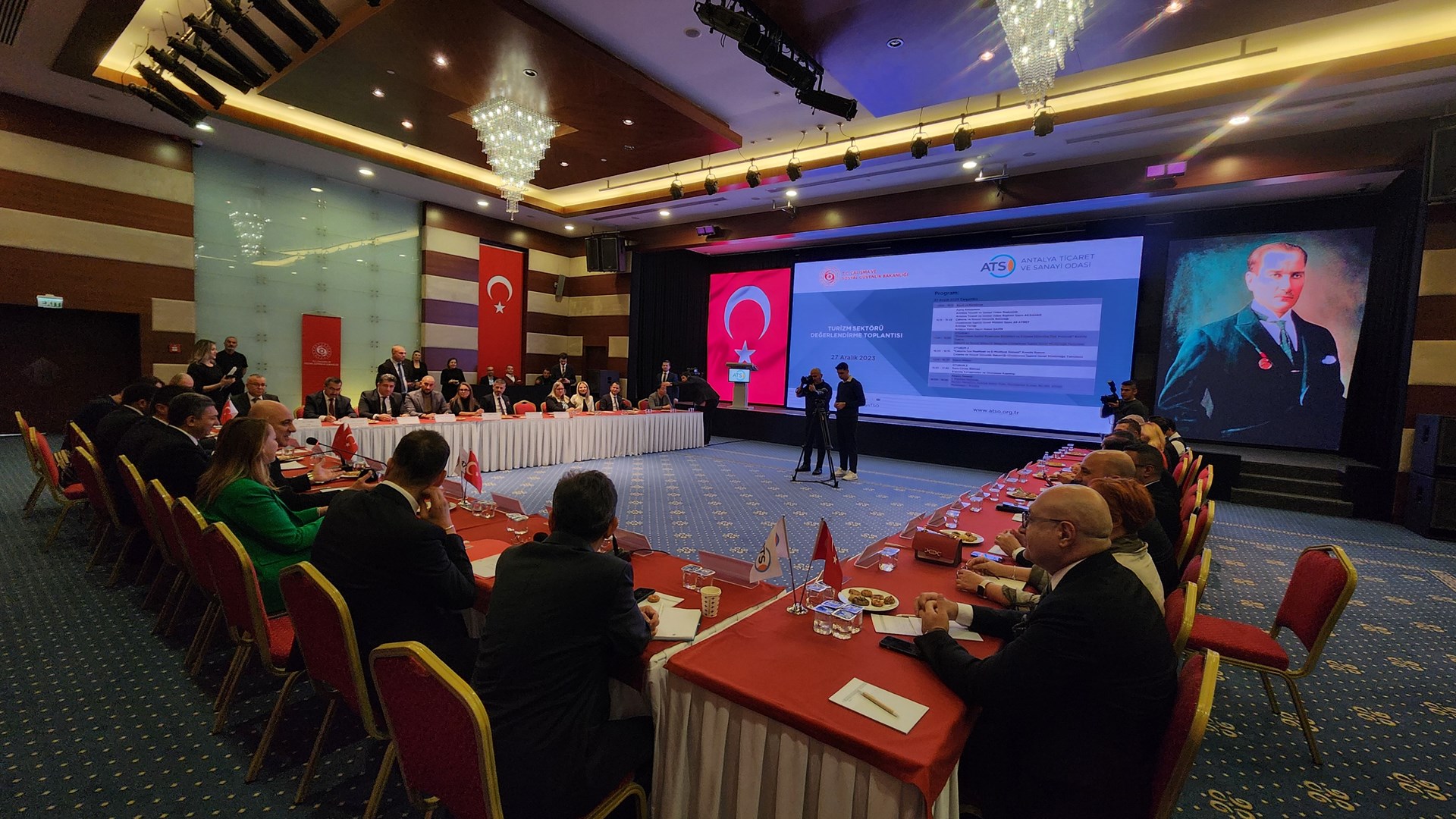 Tourism Sector Evaluation Meeting was held in Antalya under the coordination of our Directorate General