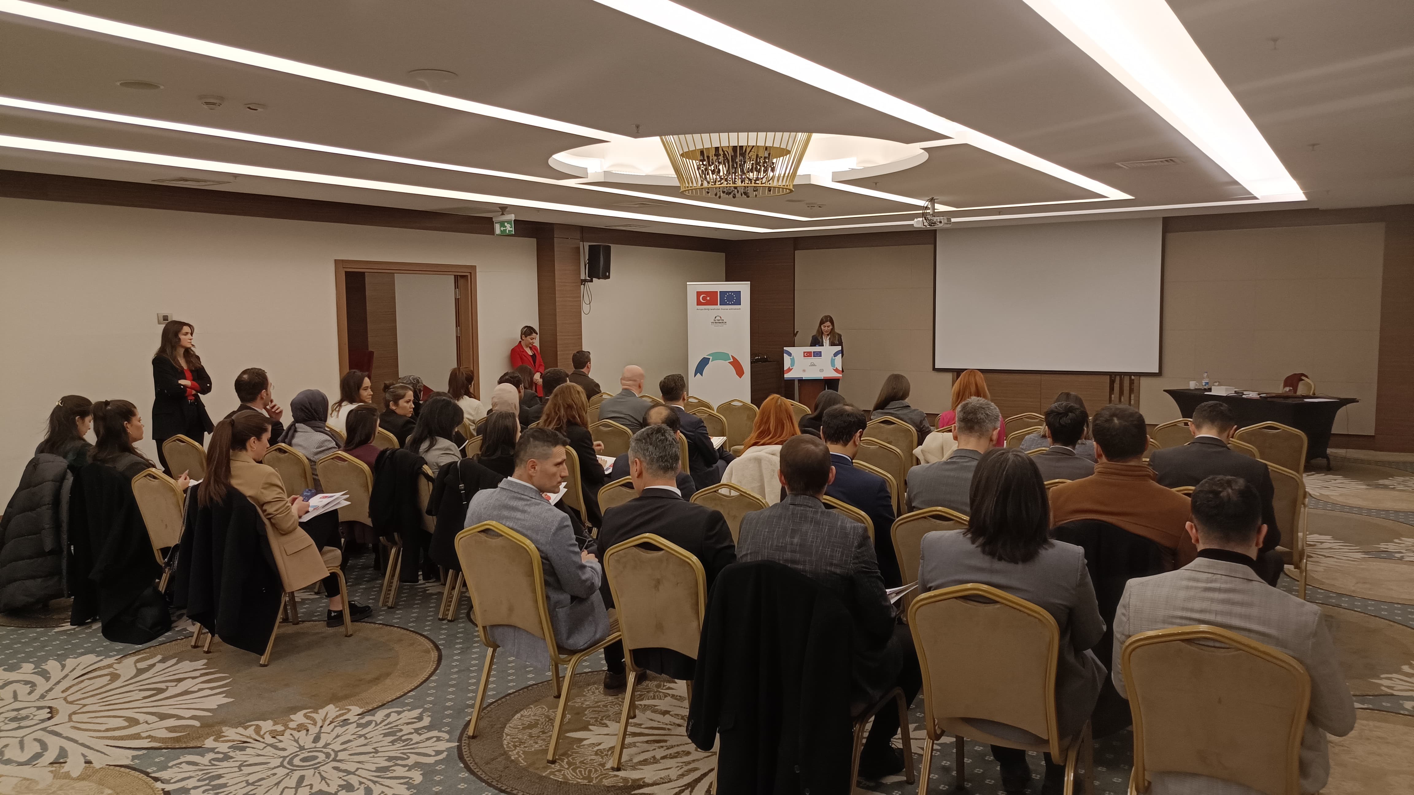 Avrupa Birliği Katılım Öncesi Mali Yardım Aracı (IPA-III) kapsamında finanse edilen ve Uluslararası Çalışma Örgütü (ILO) iş birliğiyle yürütülen İş Teftiş Rehberlik ve Sosyal Diyalog Yoluyla İşyeri Uyumunun Güçlendirilmesi Projesi kapsamında, Stratejik İletişim Eğitim Programı 11-12 Şubat 2025 tarihlerinde Ankara’da gerçekleştirildi.