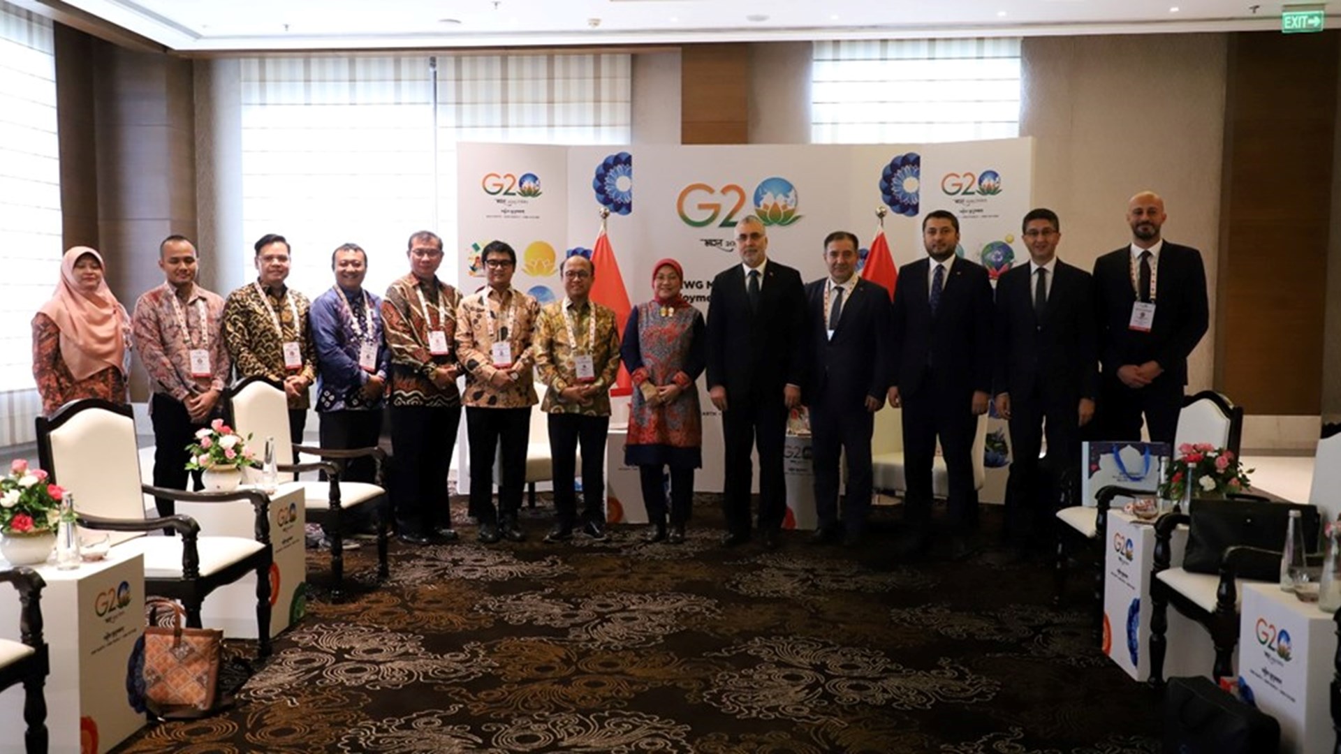 Minister of Labour and Social Security Vedat Işıkhan met with his counterparts from Indonesia, India, Brazil and the Netherlands in India, where G20 Labour and Employment Ministers’ Meeting was held.