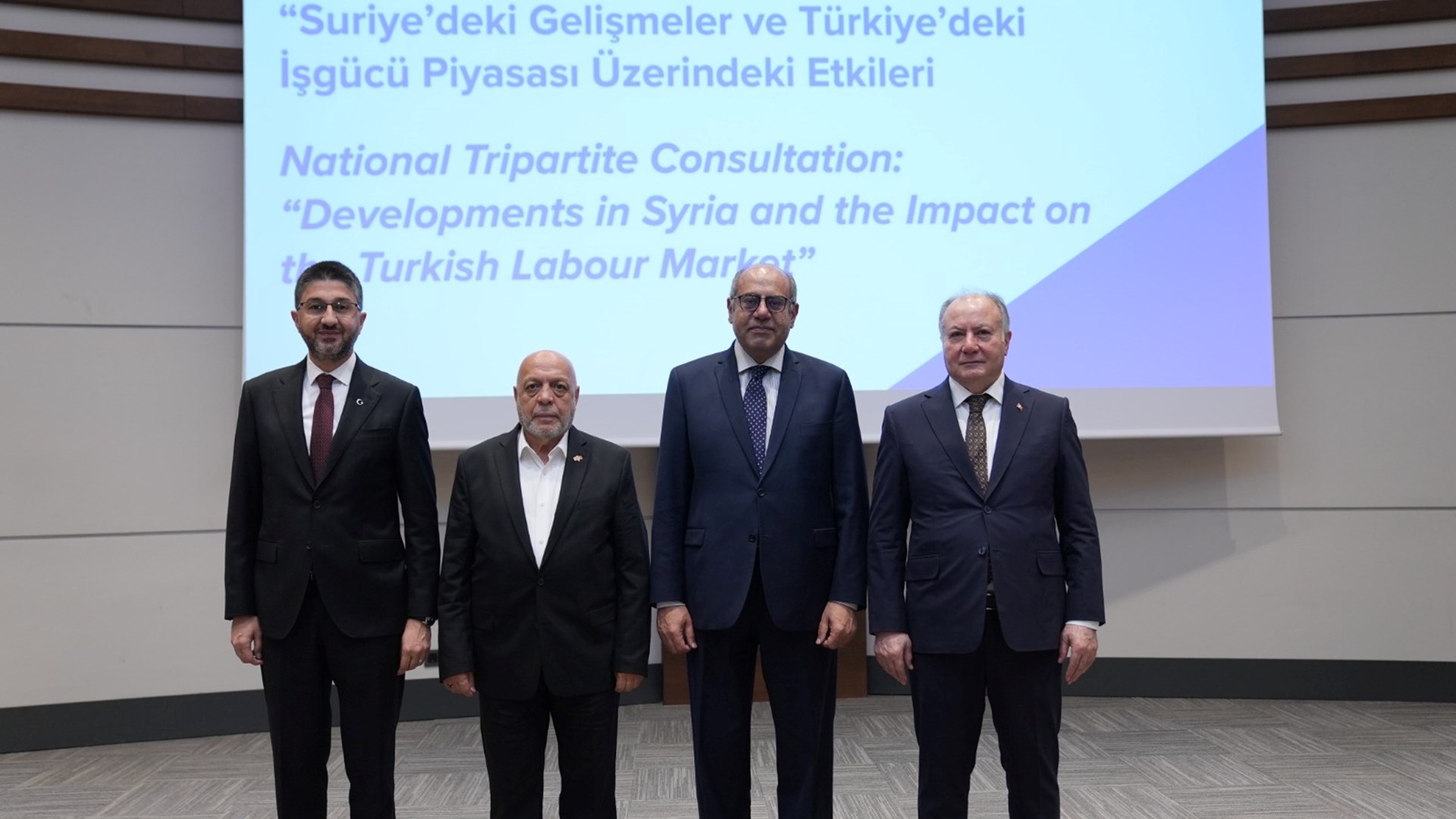 An event titled “National Tripartite Consultation: Developments in Syria and Their Impact on the Labour Market in Türkiye” was held in Ankara on 13 May 2025 under the coordination of the International Labour Organization (ILO) Office for Türkiye.