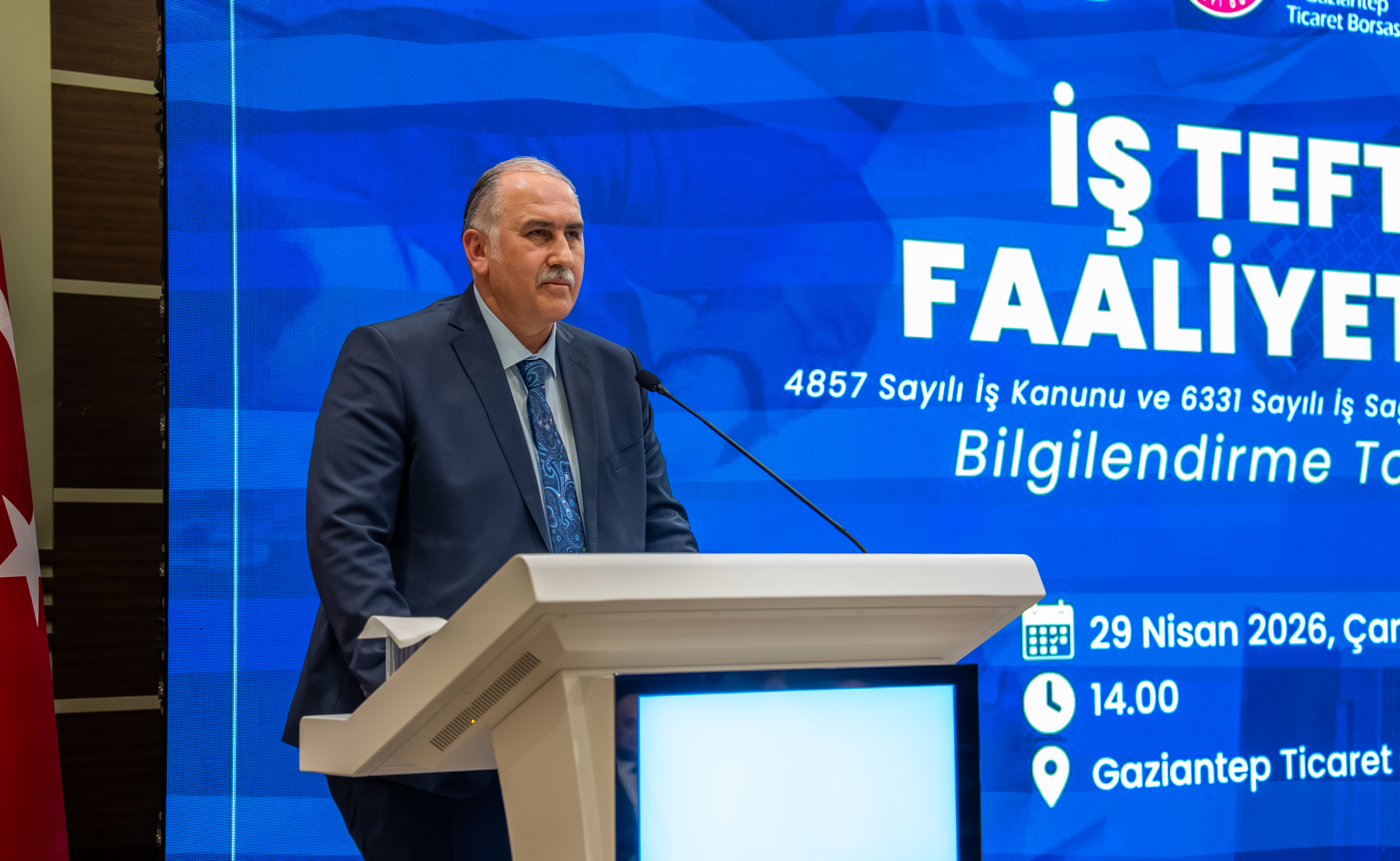 Gaziantep’te 2026 Yılı İş Teftiş Faaliyetleri Bilgilendirme Toplantısı 