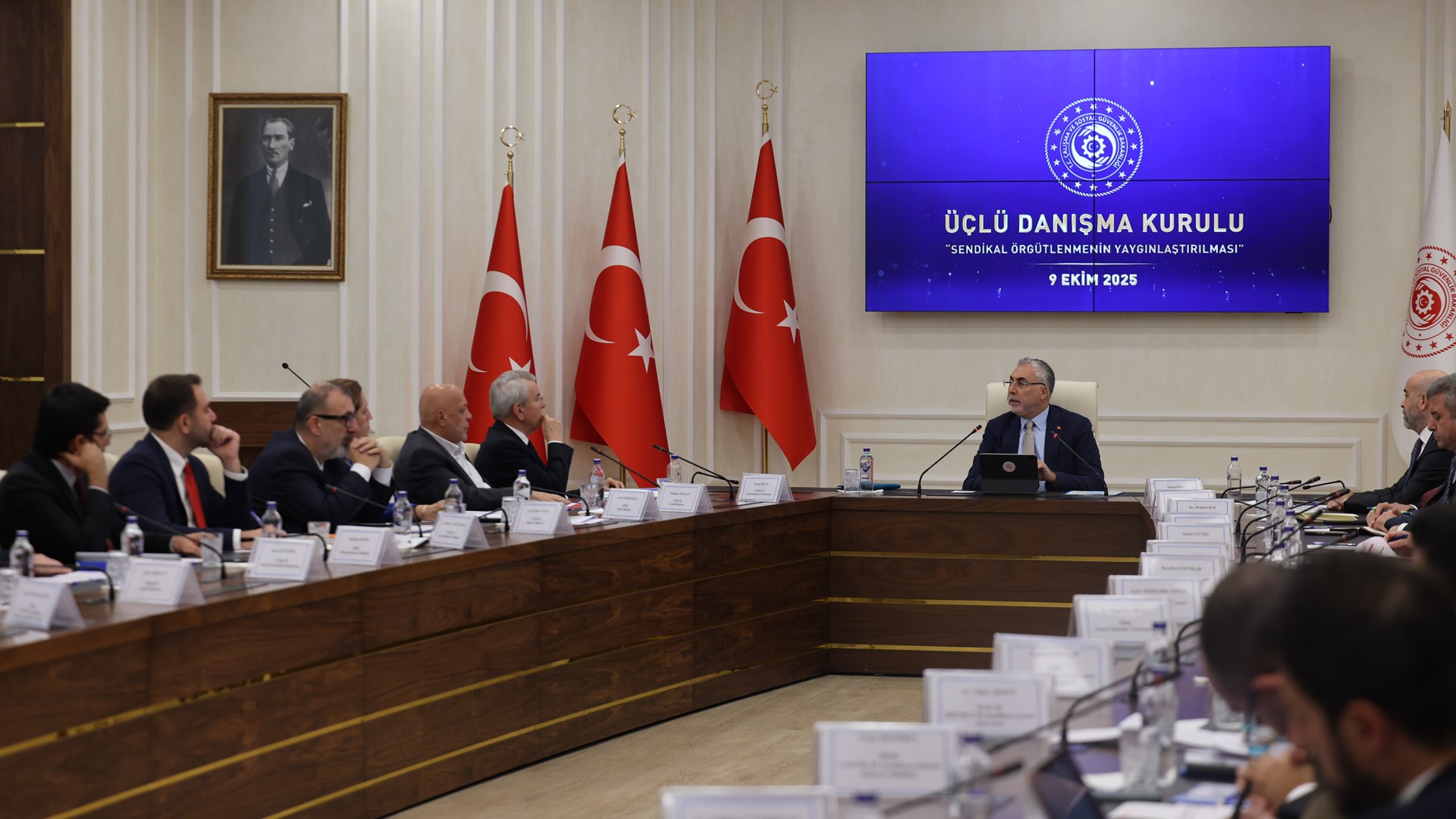 Üçlü Danışma Kurulu, Sendikal Örgütlenmenin Yaygınlaştırılması Gündemiyle Toplandı