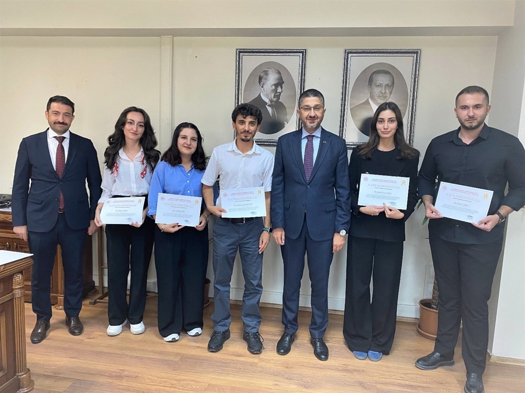 Certificates Presented to Students Who Completed Their Internship at Our Directorate General
