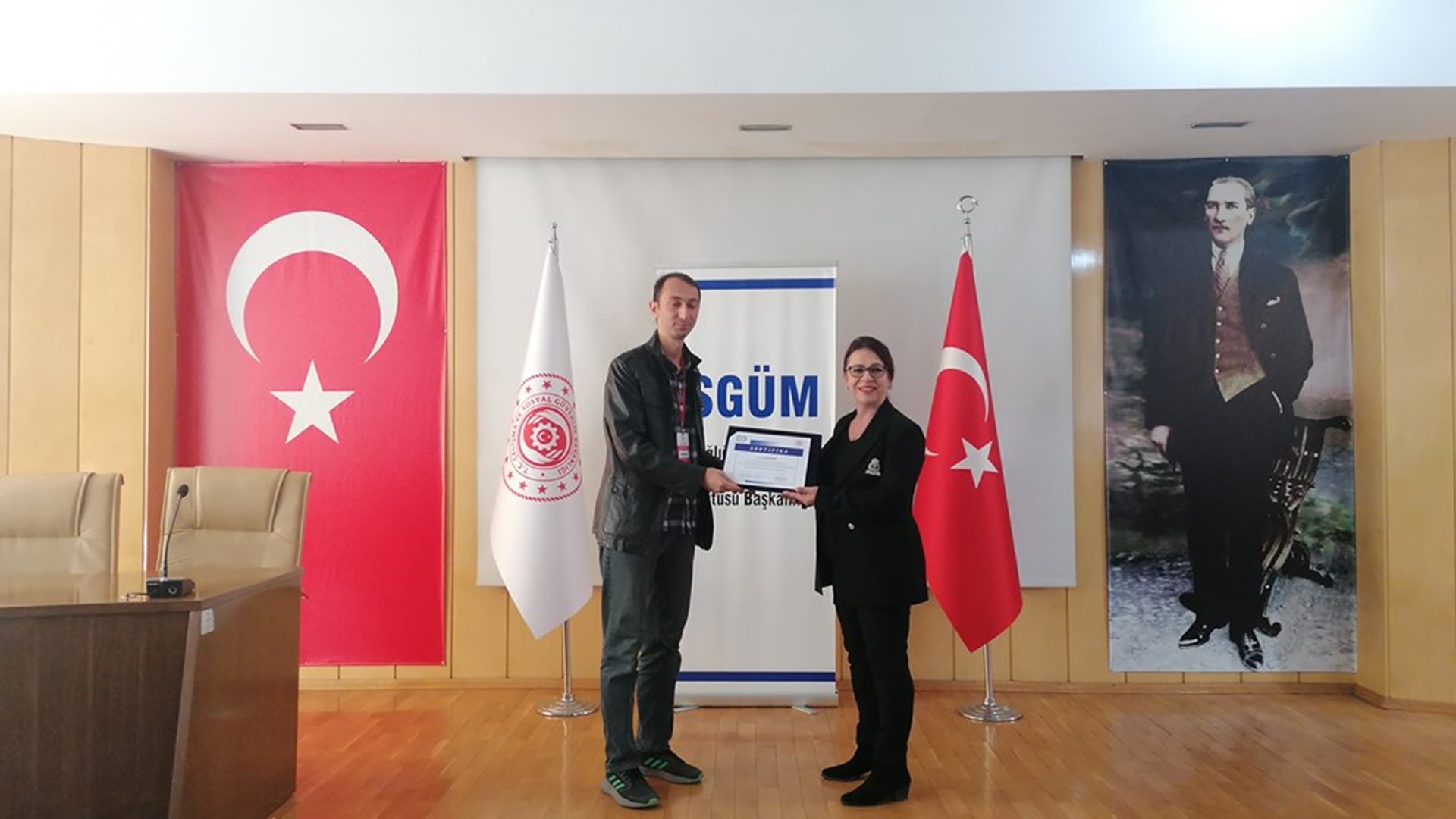 48. ILO Pnömokonyoz Radyografileri Uluslararası Sınıflandırma Okuyucu Eğitimini Tamamladık