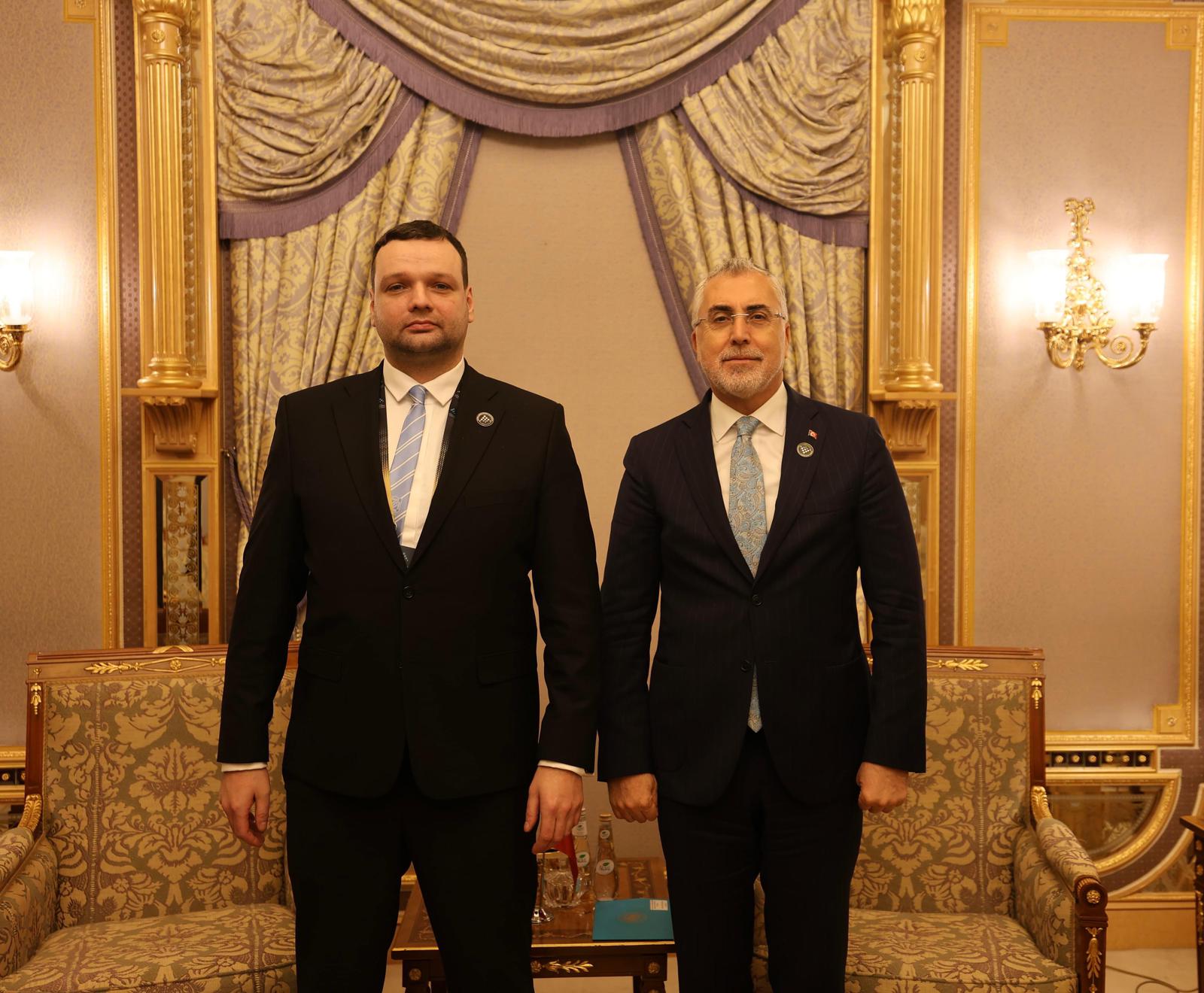 Bakan Işıkhan, III. Küresel İşgücü Piyasası Konferansı Kapsamında Riyad’da Temaslarda Bulundu