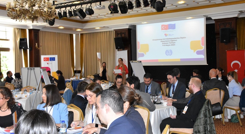 The training program on the "Reporting Obligation on the Ratified ILO Conventions" took place on 7-9 May 2024 in Ankara, in cooperation between our Directorate General and the International Labour Organization (ILO) Office for Türkiye.