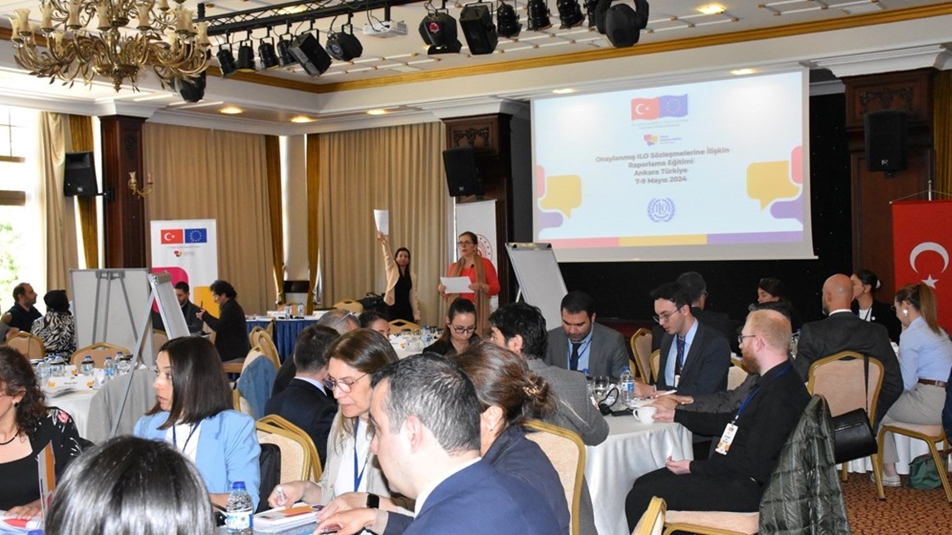The training program on the "Reporting Obligation on the Ratified ILO Conventions" took place on 7-9 May 2024 in Ankara, in cooperation between our Directorate General and the International Labour Organization (ILO) Office for Türkiye.