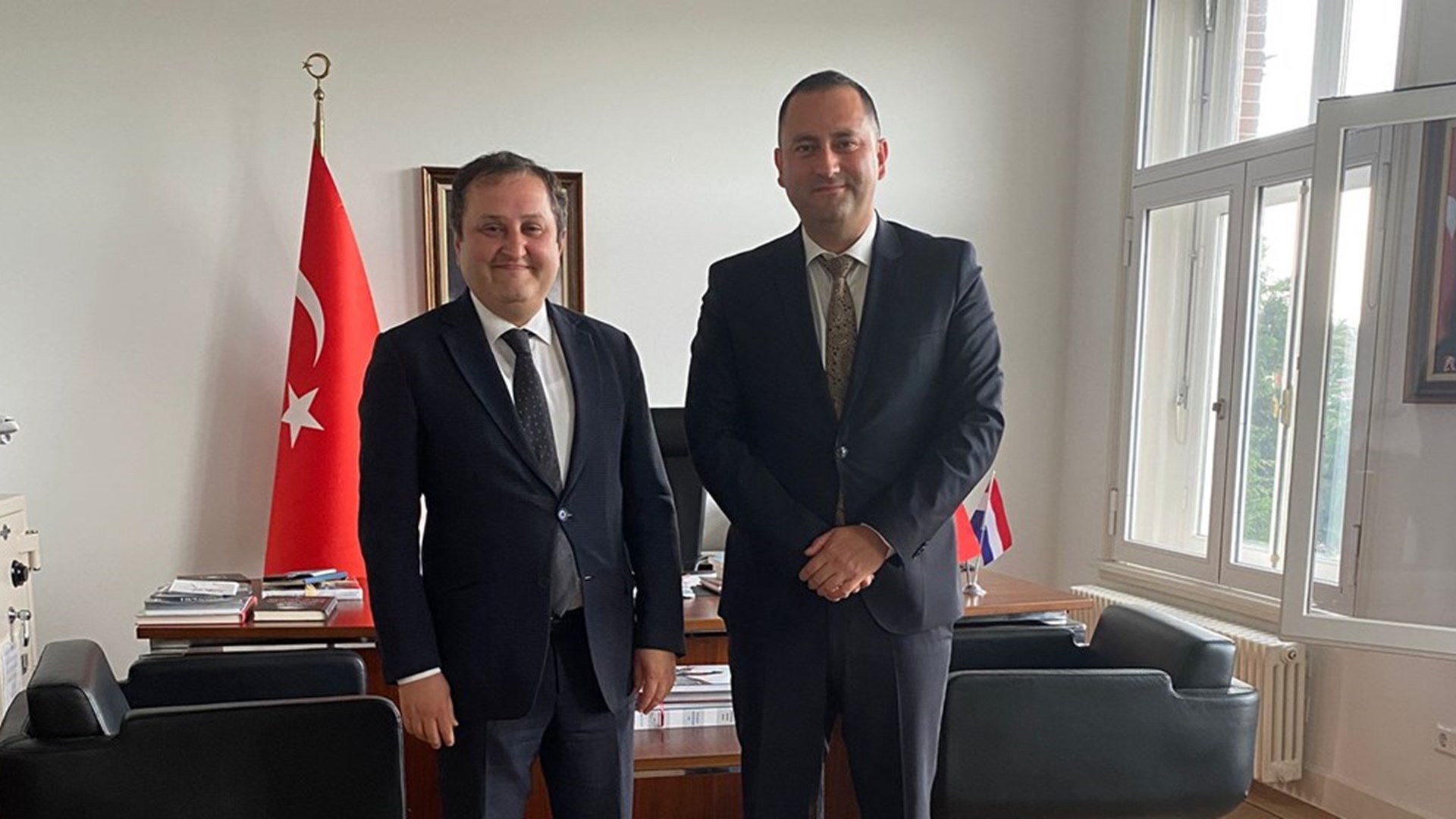 In Amsterdam, our Labour and Social Security Attaché Office visited the International Institute of Social History, an institution affiliated to the Royal Netherlands Academy of Arts and Sciences, as part of the 60th anniversary of the Turkey-Dutch Labour Agreement.