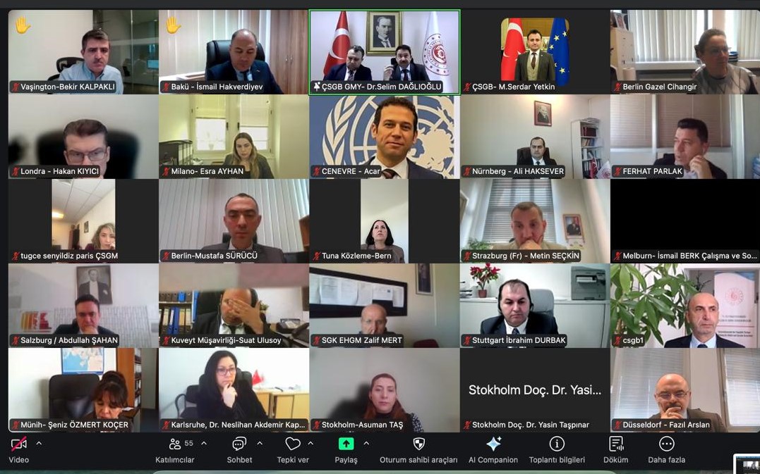 Yurt Dışı Teşkilatı II. İstişare Toplantısı, 12 Mart 2026 tarihinde çevrim içi olarak gerçekleştirildi.