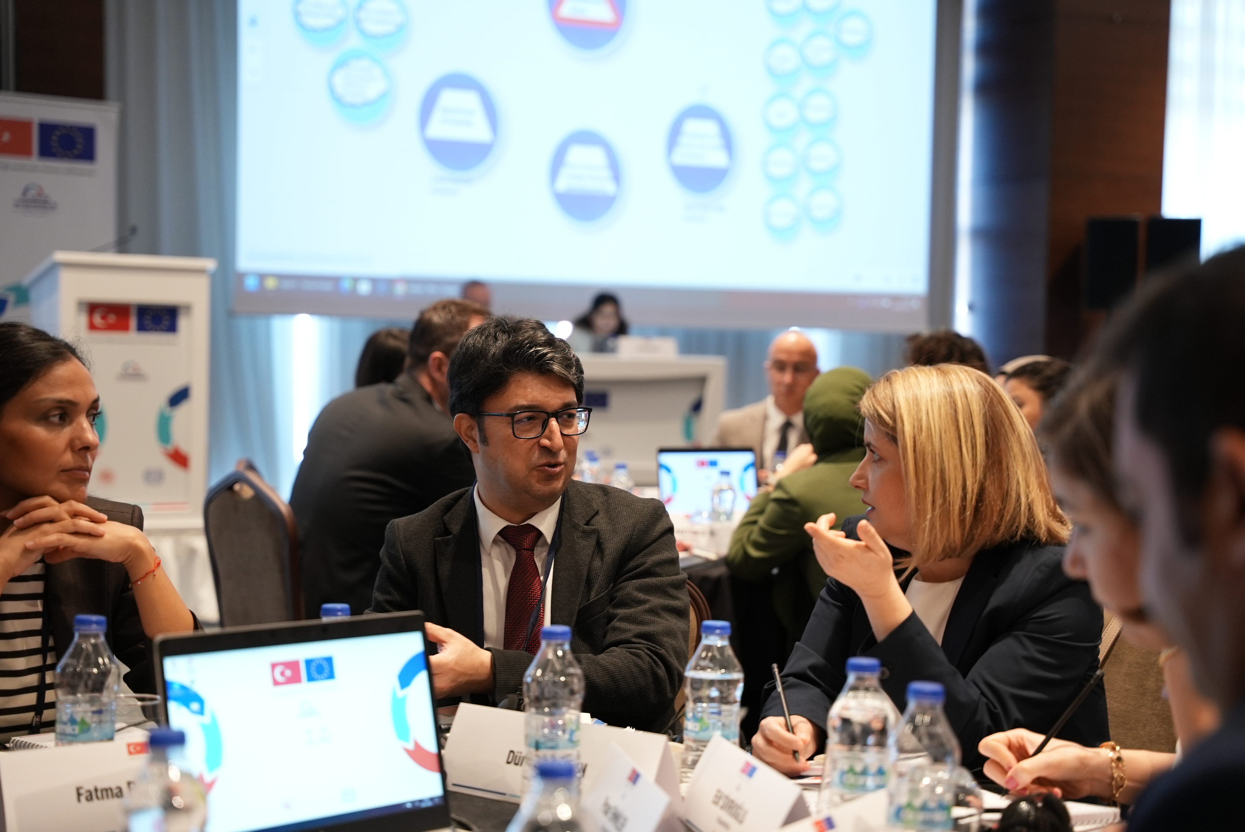 "İş Teftiş Rehberlik ve Sosyal Diyalog Yoluyla İşyeri Uyumunun Güçlendirilmesi Projesi" çerçevesinde, 27-28 Ocak 2025 tarihlerinde Ankara'da "Stratejik Uyum Planlaması 2. Çalıştayı" düzenlendi.