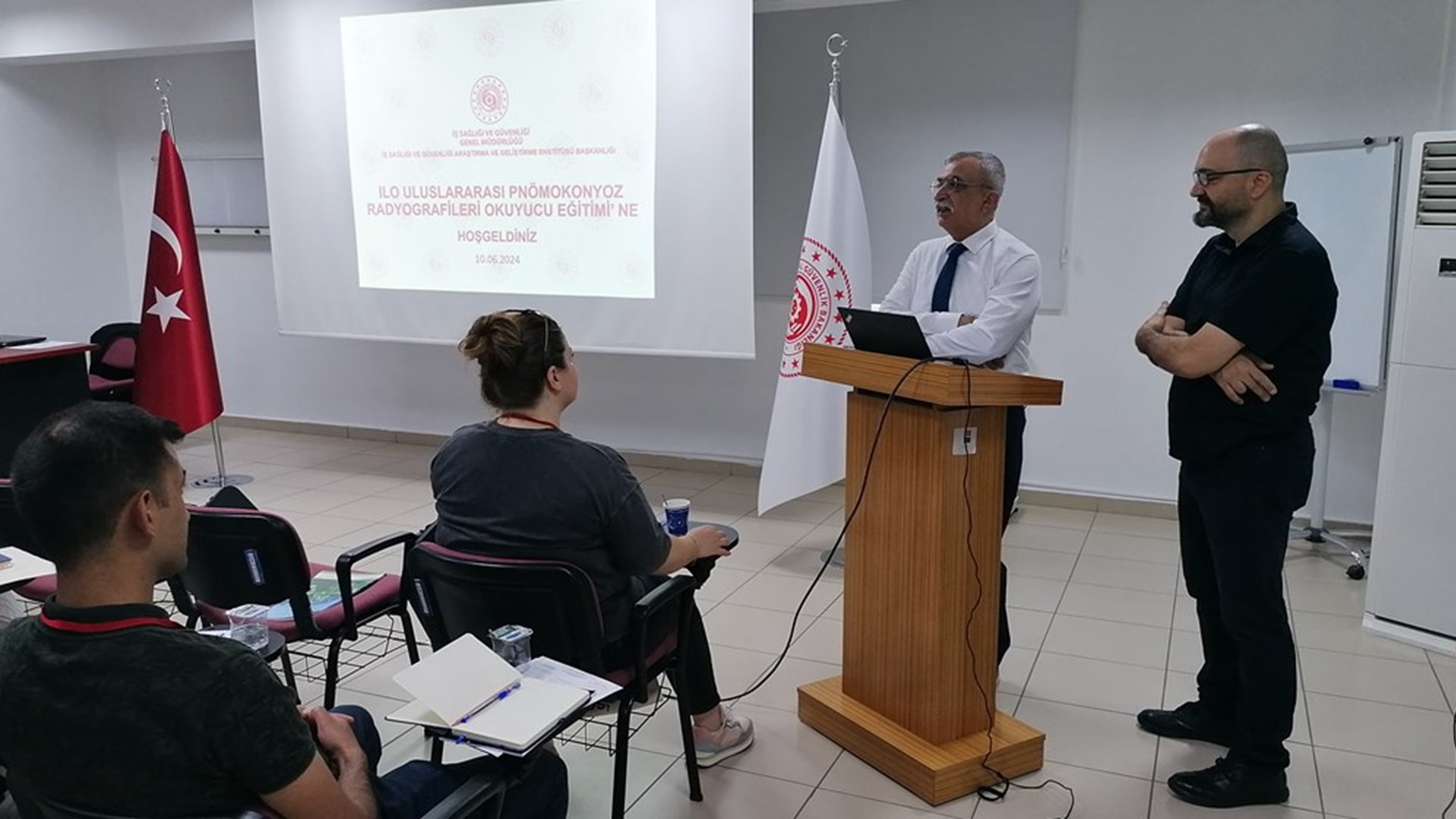 47. ILO Pnömokonyoz Radyografileri Uluslararası Sınıflandırma Okuyucu Eğitimini Tamamladık