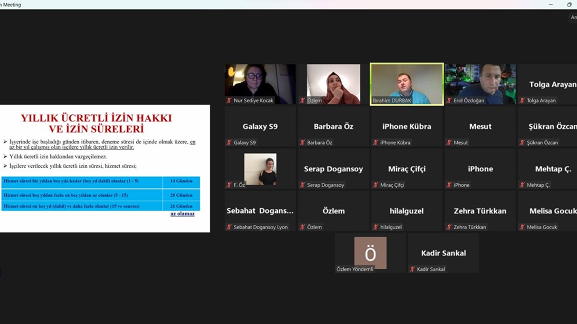 An online presentation on Labour and Social Security Life in Turkey was made by our Stuttgart Labour and Social Security Attaché's Office within the scope of the project named "Turkish in Business Life".