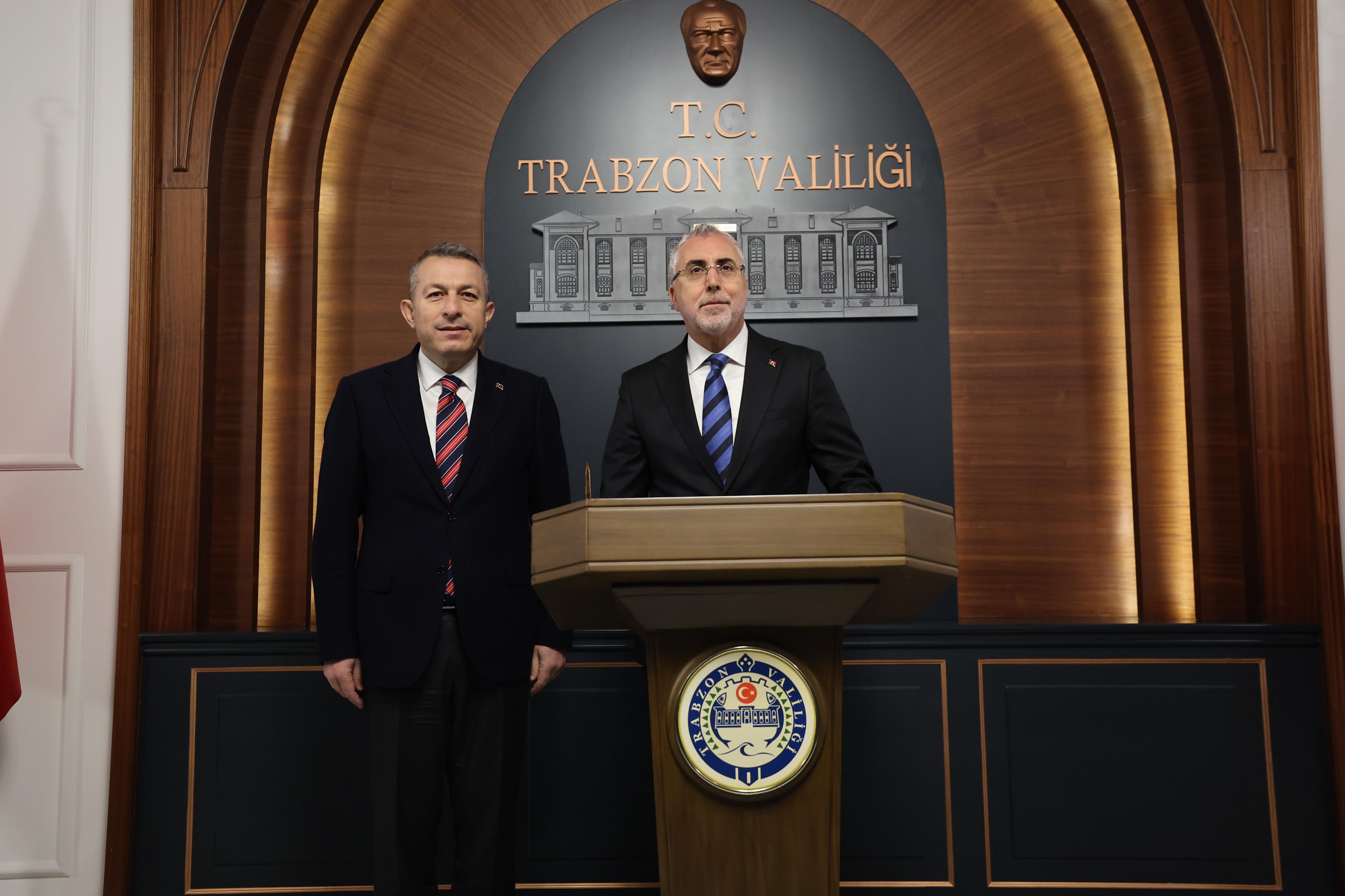 Bakan Işıkhan, Trabzon’da Ziyaretlerde Bulundu