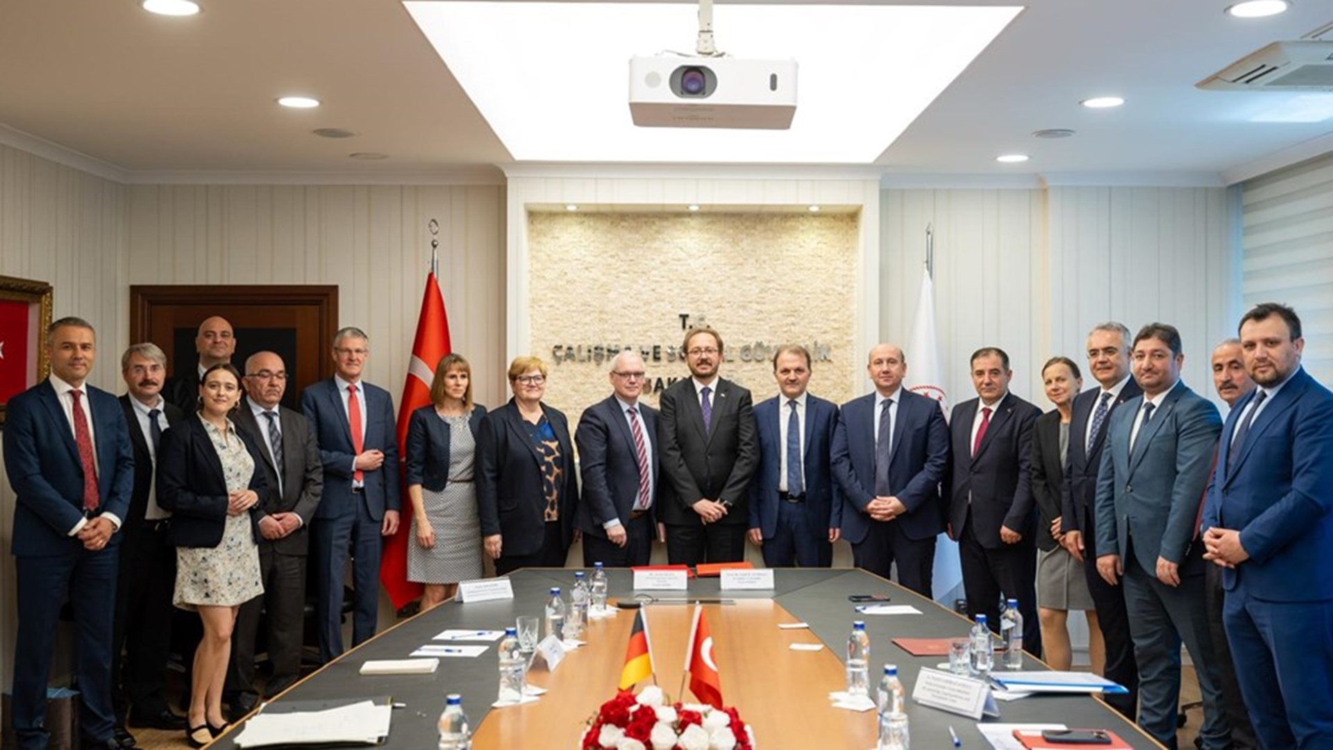 Having visited our Ministry, the delegation headed by Anette Kramme, Parliamentary Undersecretary of Labour and Social Affairs Ministry of Federal Republic of Germany addressed the issues of strengthening inter-ministerial relations and opportunities for cooperation.