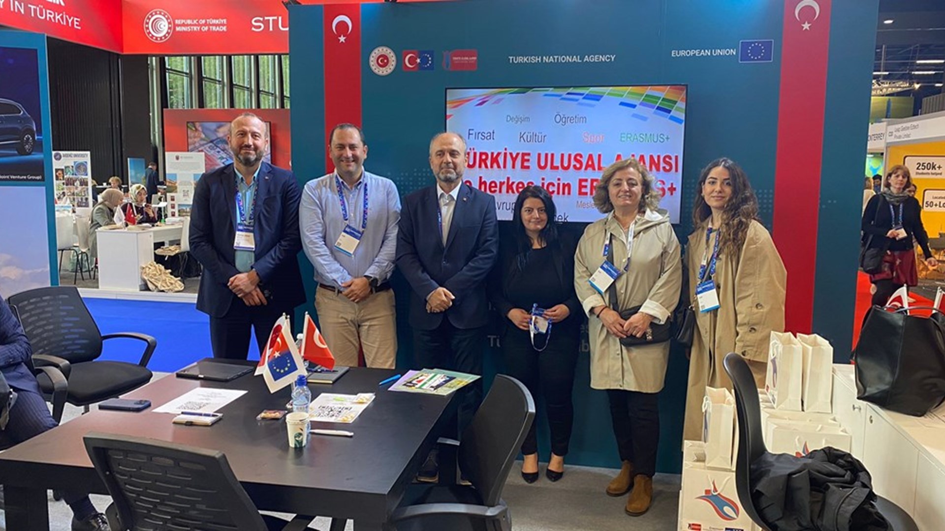 The 33rd International Education Conference and Fair organised by the European Association for International Education (EAIE) in a different European city every year was held in Rotterdam - Netherlands between 26 and 29 September 2023.