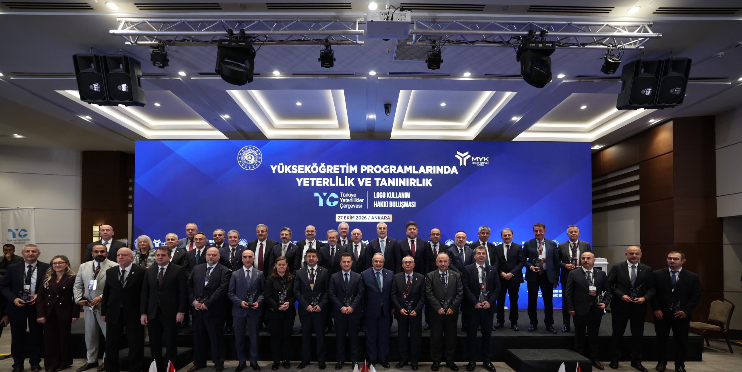 Bakan Işıkhan, Mesleki Yeterlilik Kurumu Yükseköğretimde Yeterlilik ve Tanınırlık-TYÇ Logo Kullanım Hakkı Buluşması Programı’na Katıldı