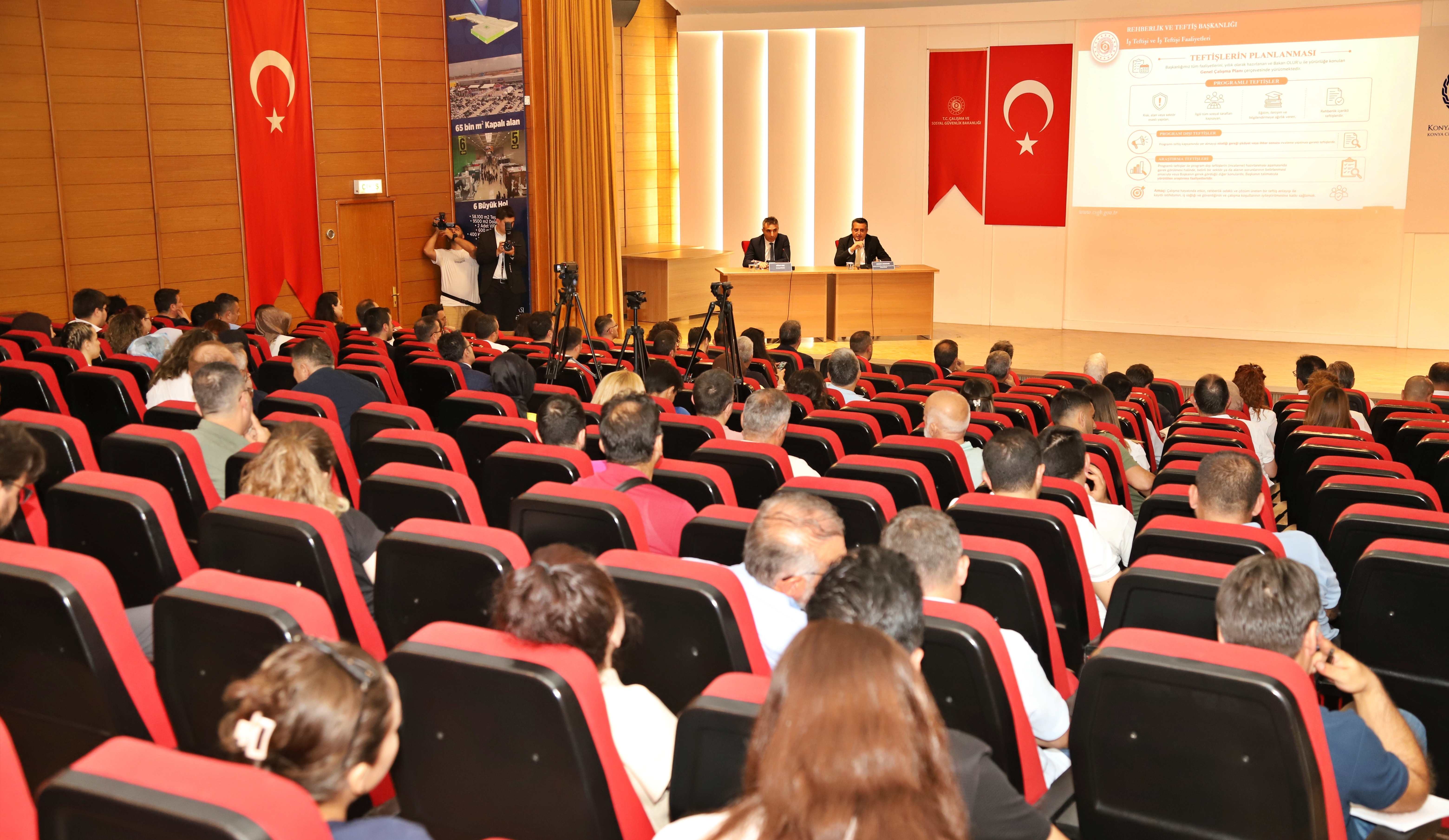 Rehberlik ve Teftiş Başkanlığı tarafından 21 Temmuz 2026 tarihinde, iş sağlığı ve güvenliği ile işin yürütümü teftişlerine ilişkin bilgilendirme toplantısı düzenlendi.