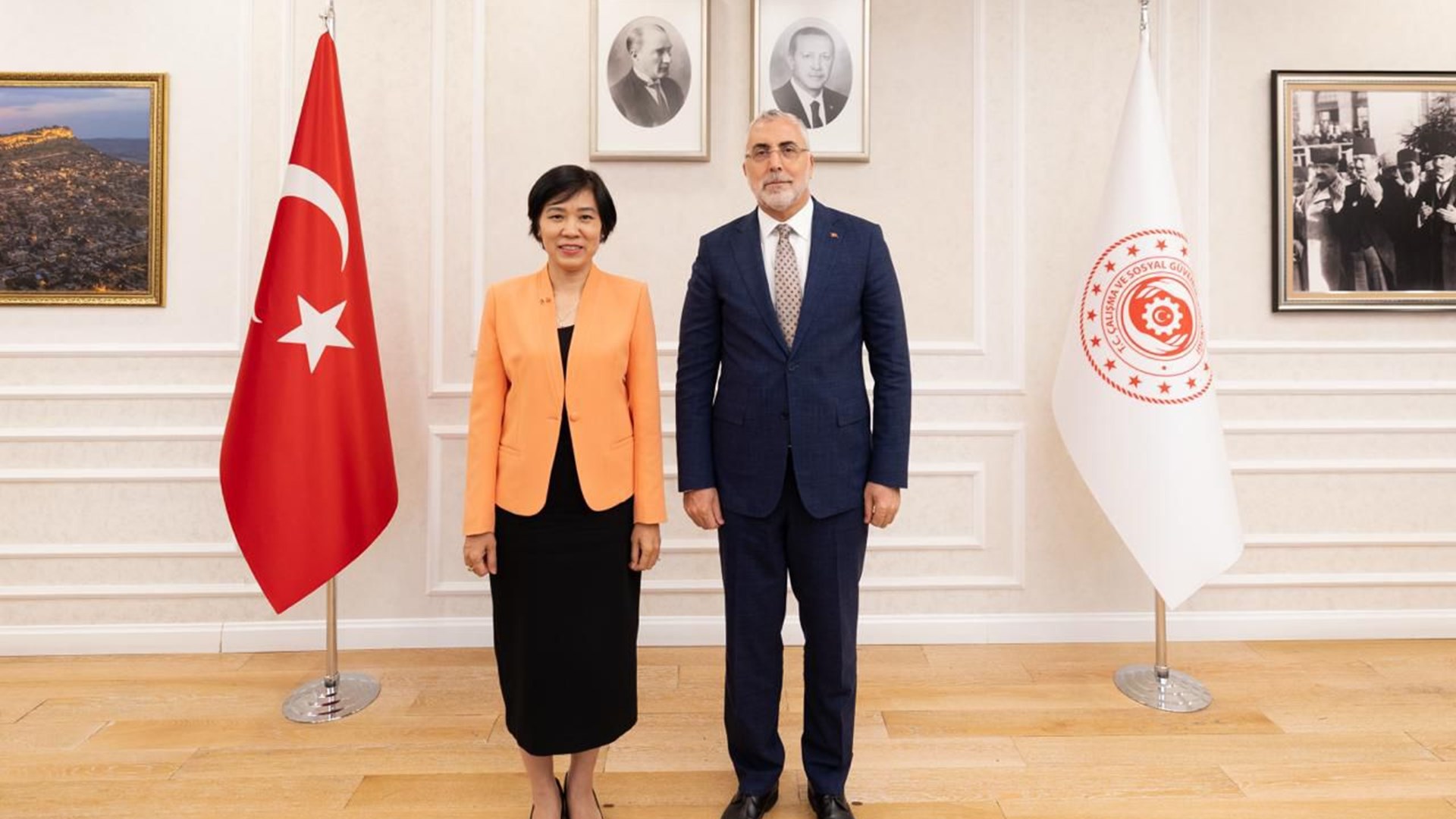 Our Esteemed Minister Received the Ambassadors of Uzbekistan, Vietnam, and Kuwait in Ankara.